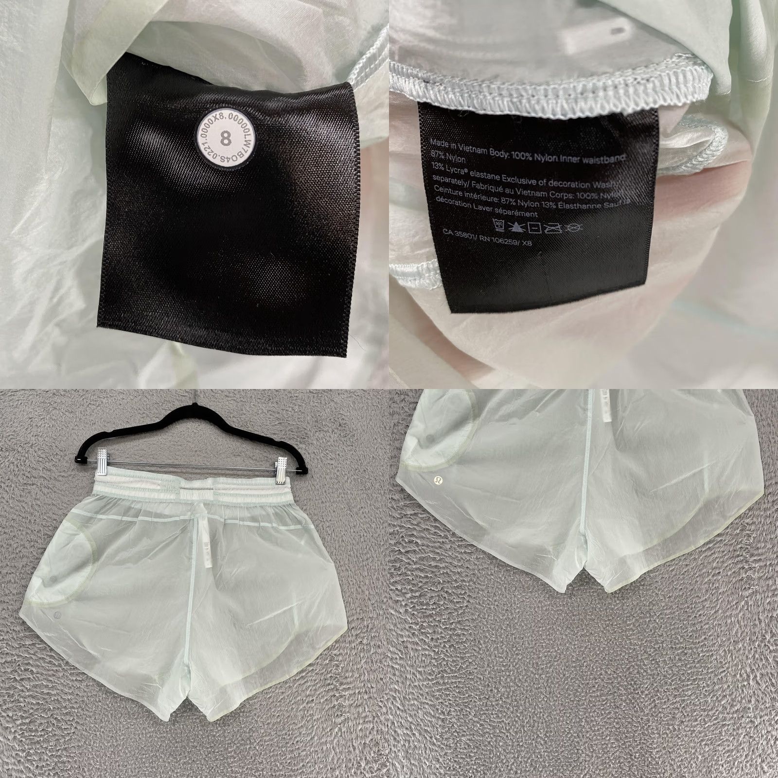 Lululemon Lululemon Running Shorts Womens 8 Green Packable Step Out Lightweight Sheer Size 30" / US 8 / IT 44 - 8 Thumbnail