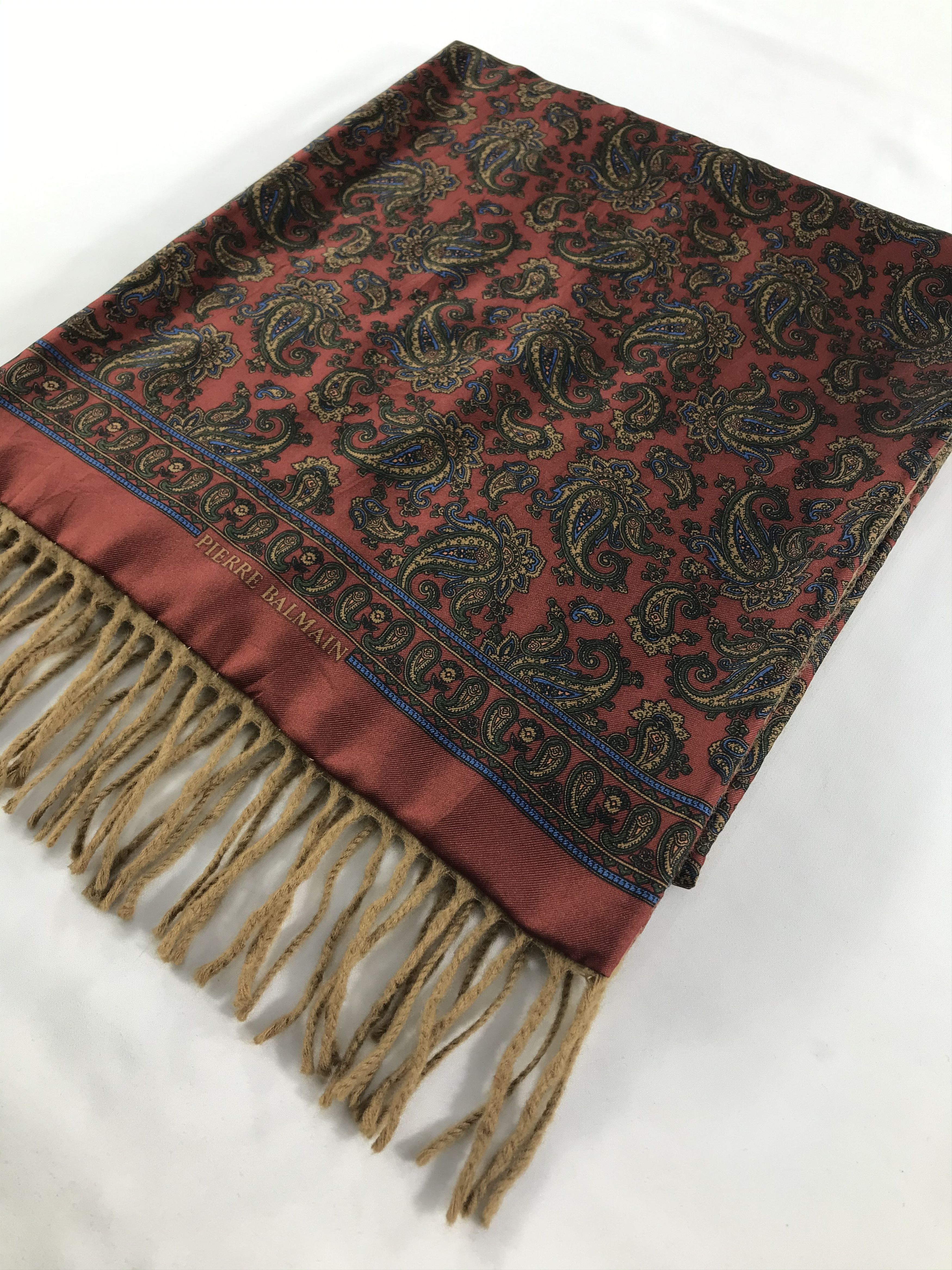 Vintage Pierre Balmain Scarf / Muffler / Neckwear - WW2879 Size ONE SIZE - 3 Thumbnail