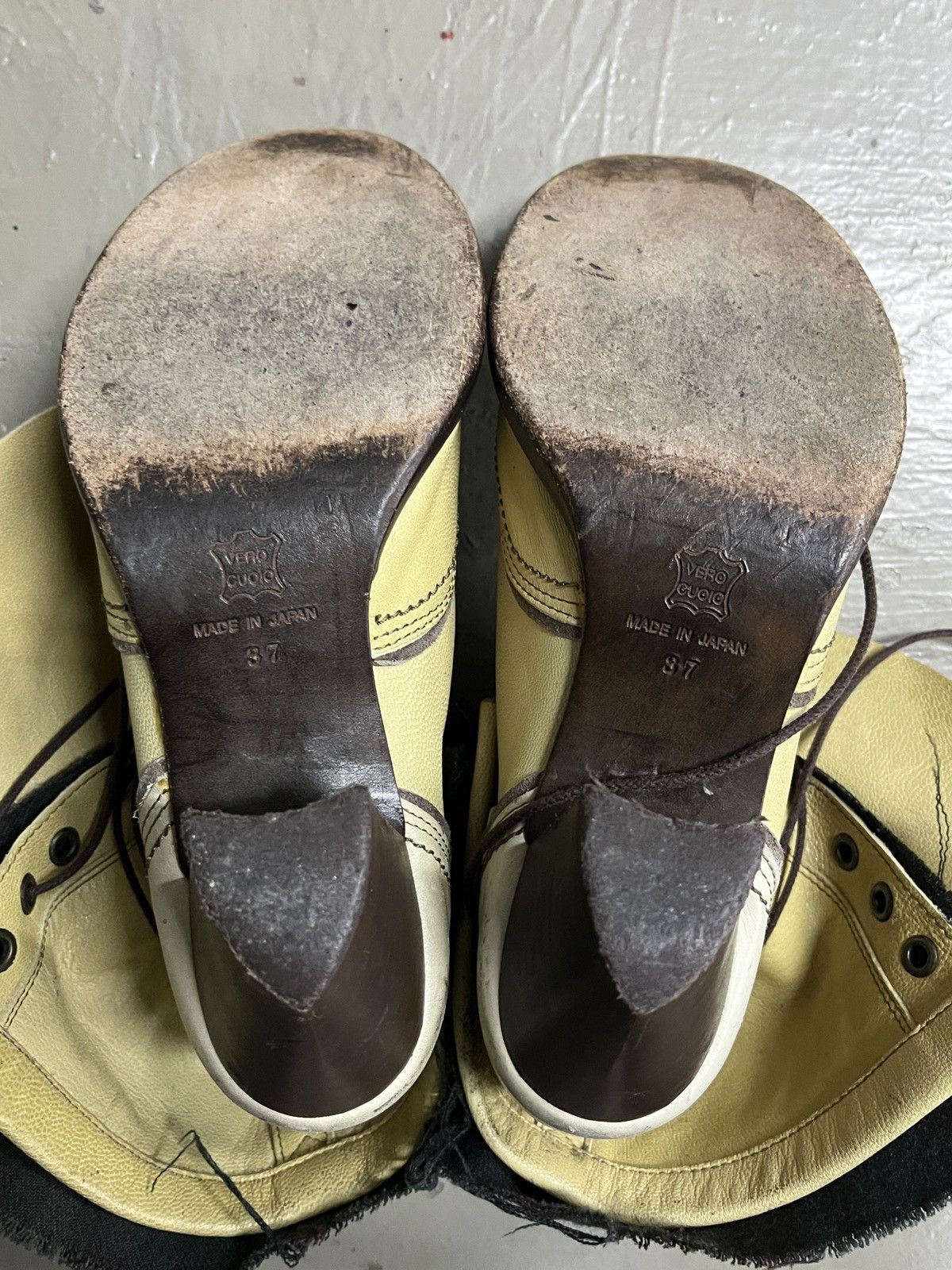 KMRii Vintage Alfredo Bannister Chloe Style Fold Boots With Heels Size US 5 / IT 35 - 14 Thumbnail