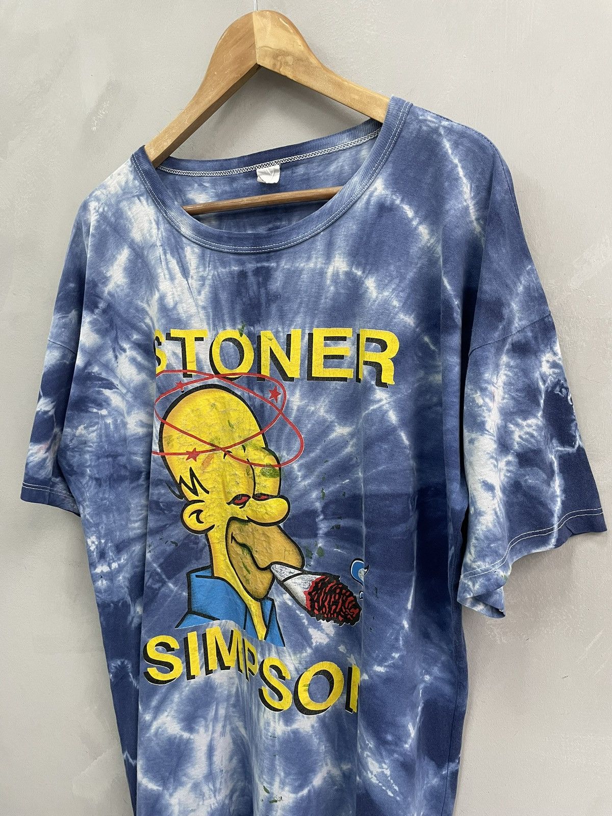 Vintage Rare stoner Simpson 90s movie t shirt rare Size US L / EU 52-54 / 3 - 3 Thumbnail