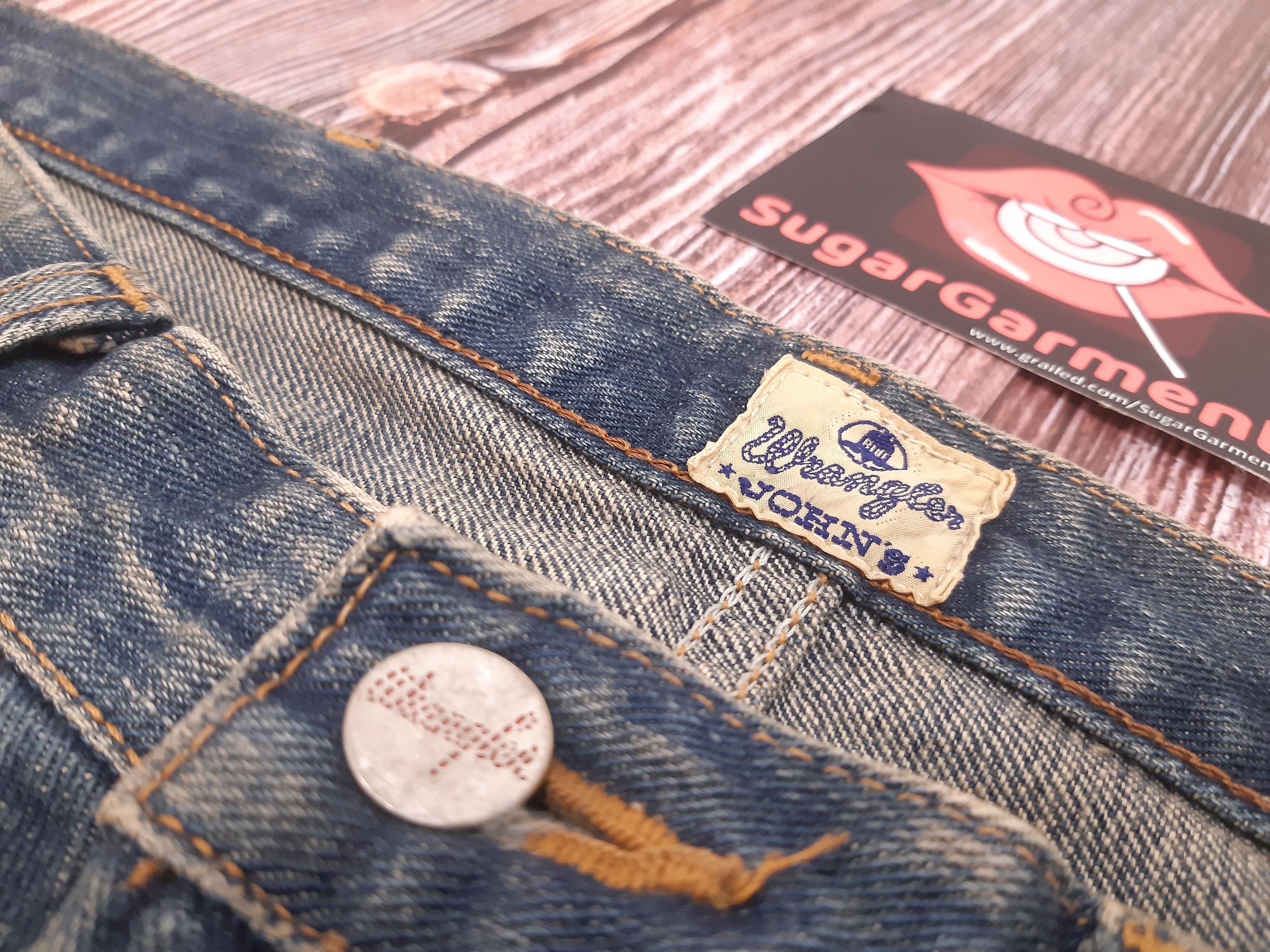 Japanese Brand Bootcut Flare Jeans Wrangler Vintage Size US 35 - 6 Thumbnail