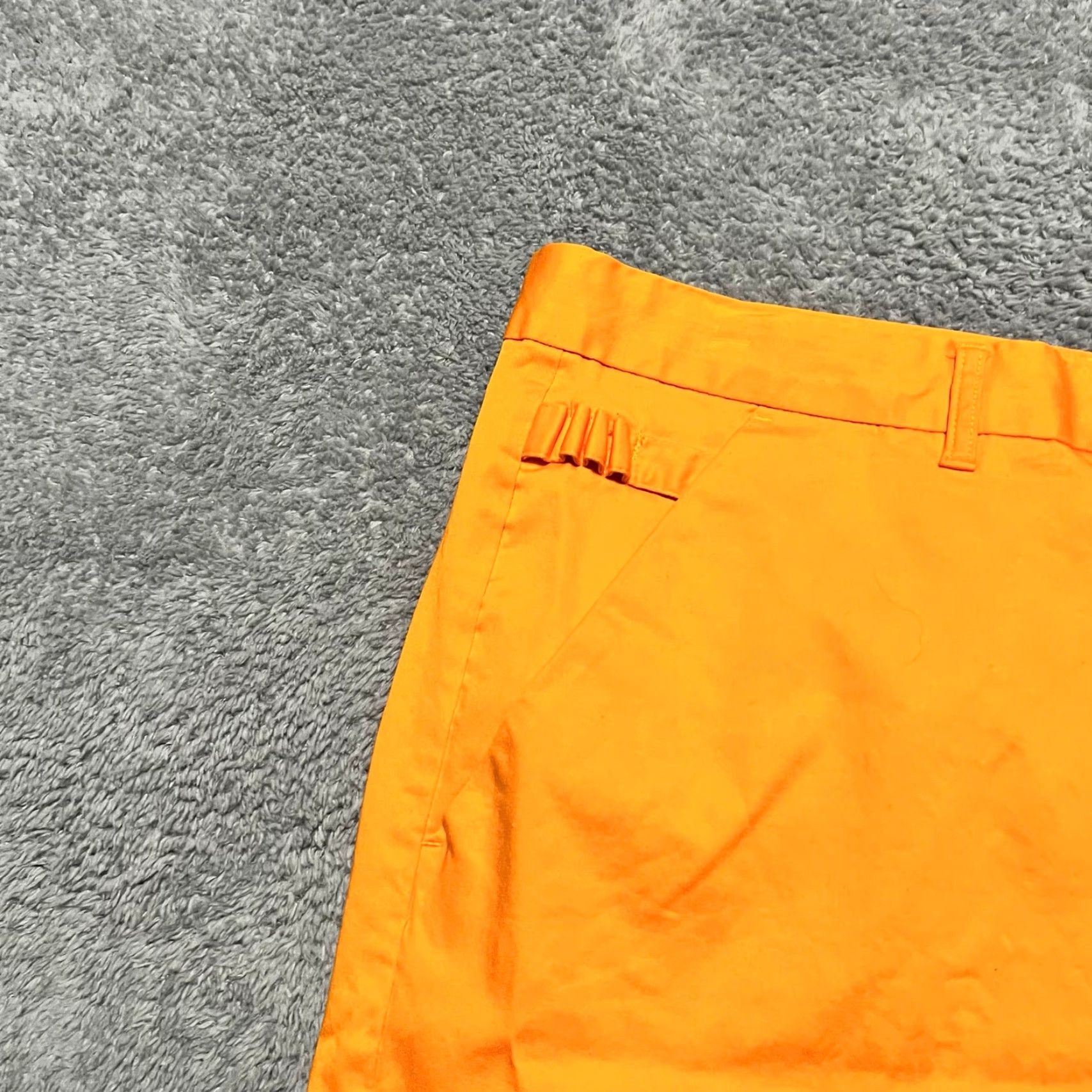 Vintage Royal & Awesome Golf Shorts Mens 44 Orange Loud Funky Chino | Orange | 44 | Big & Tall | Men Size US 44 / EU 60 - 2 Thumbnail