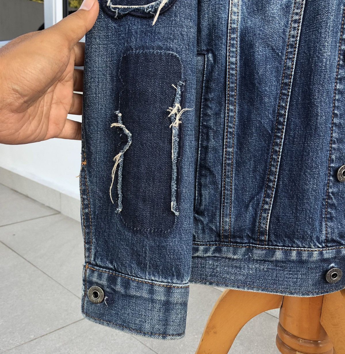 G-Star G-Star RAW 3301 Badges Slim Distressed Jacket Men Size US M / EU 48-50 / 2 - 10 Thumbnail