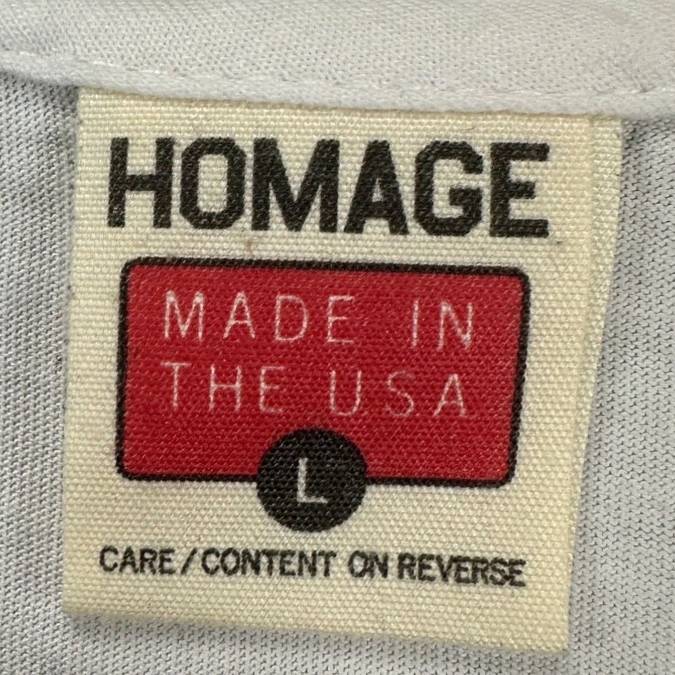 Vintage Cleveland Browns Homage Mens Shirt Large White Short Sleeve Tee Made In USA - A Stylish Preppy Size US L / EU 52-54 / 3 - 4 Thumbnail