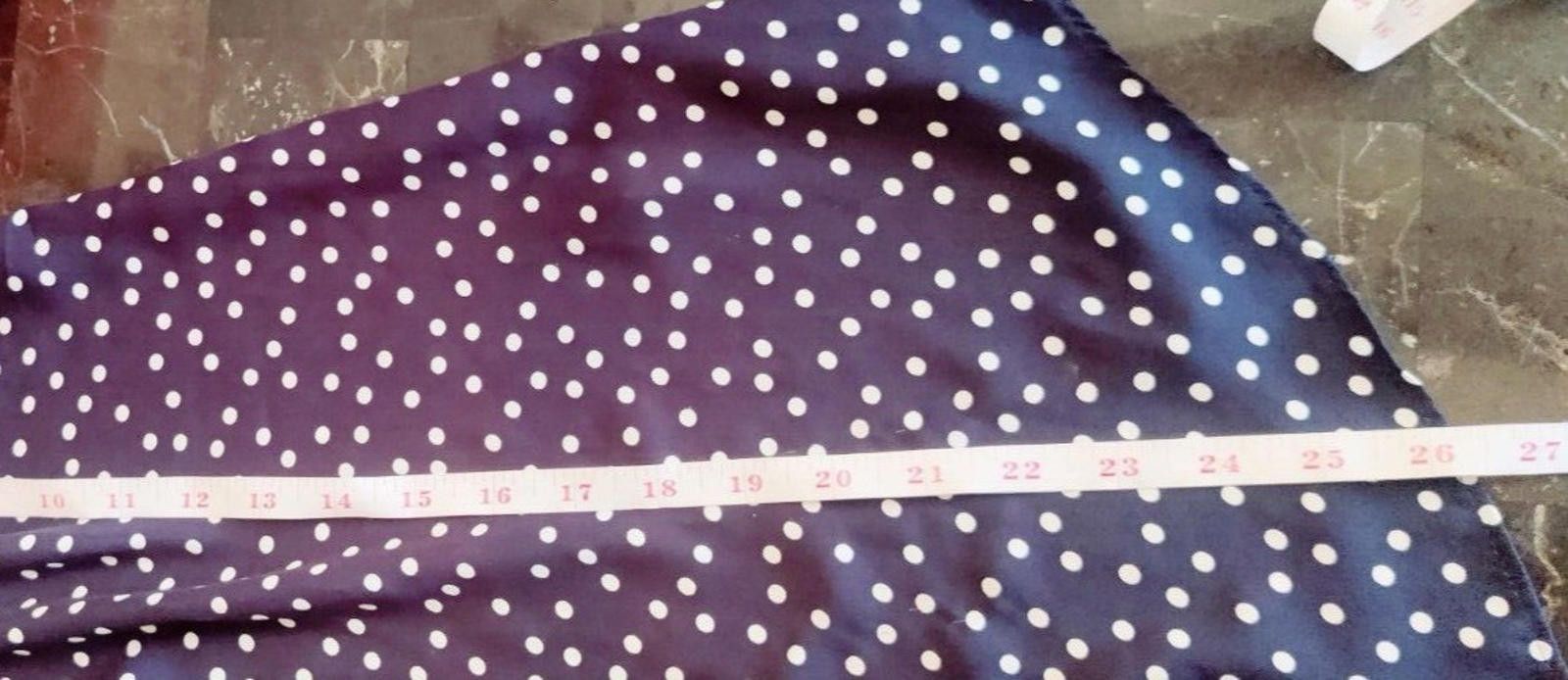 Other LC Lauren Conrad Womens Top Navy Blue White Polka Dot Tie B Size M / US 6-8 / IT 42-44 - 11 Thumbnail