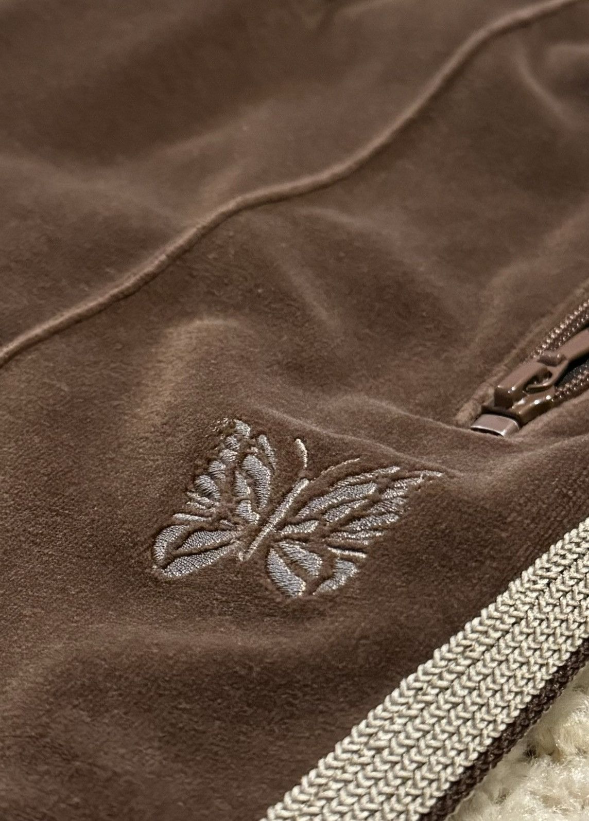 Needles Needles Velour/Velvet Trackpants - Brown Size US 30 / EU 46 - 3 Thumbnail