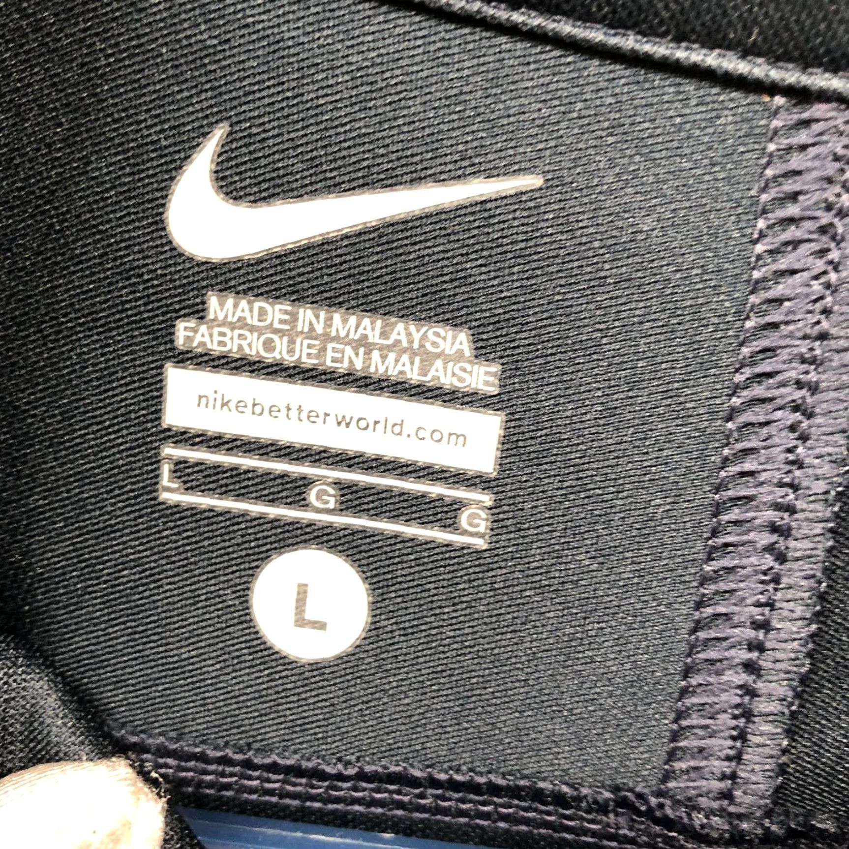 Nike Nike Track Jacket Shirt Mens L Navy Lightweight Full Zip Sweatshirt Dri-FIT Activewear Size US L / EU 52-54 / 3 - 5 Thumbnail