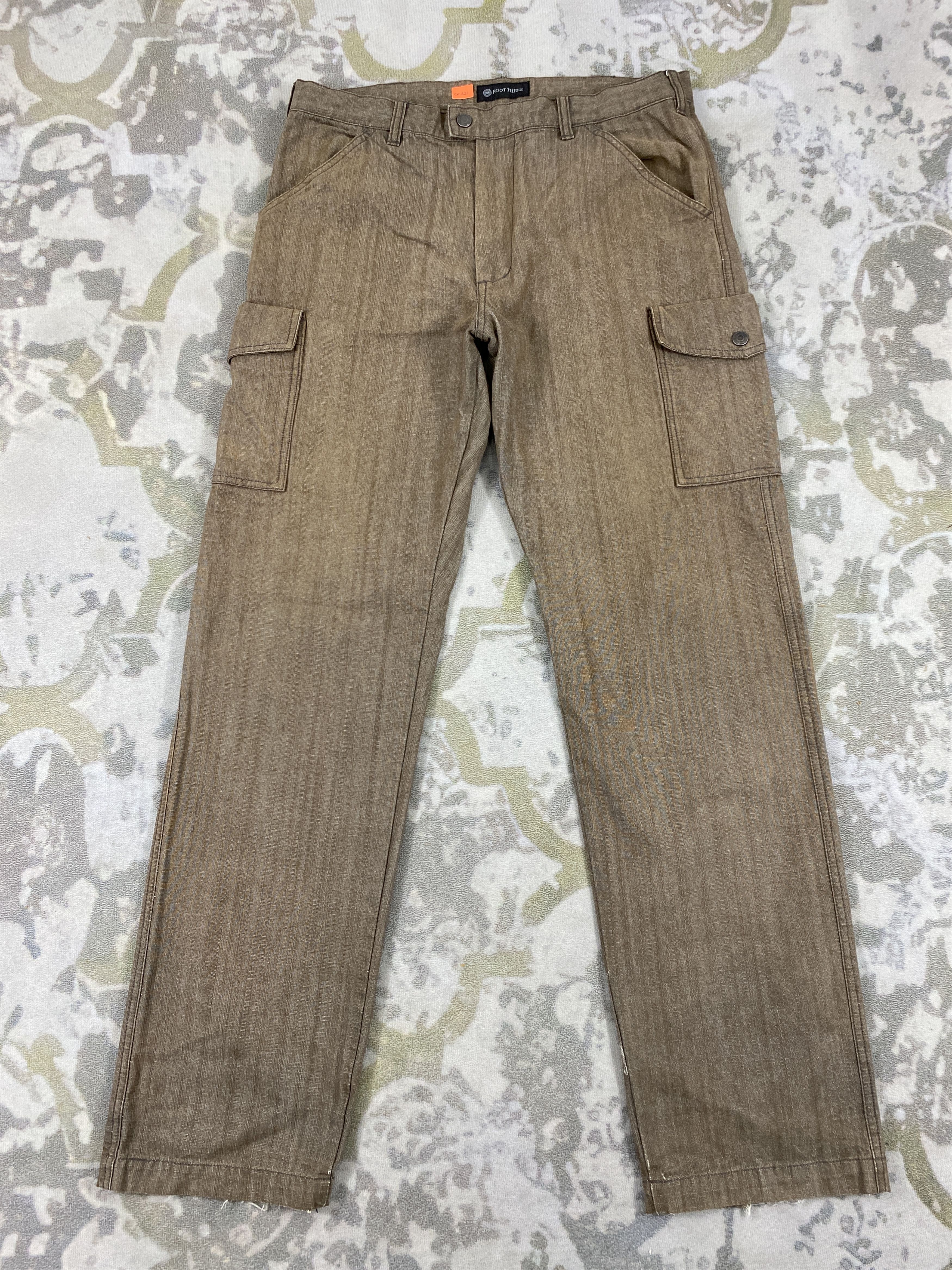 Vintage Root Three Multi Pockets Cargo Pants -CP321