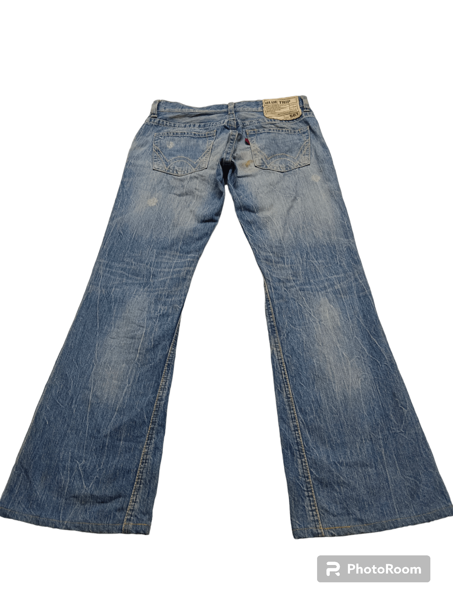 Edwin Hot🔥🔥Edwin 503 Blue Trip Low Rise Flare Jeans Size US 30 / EU 46 - 3 Thumbnail