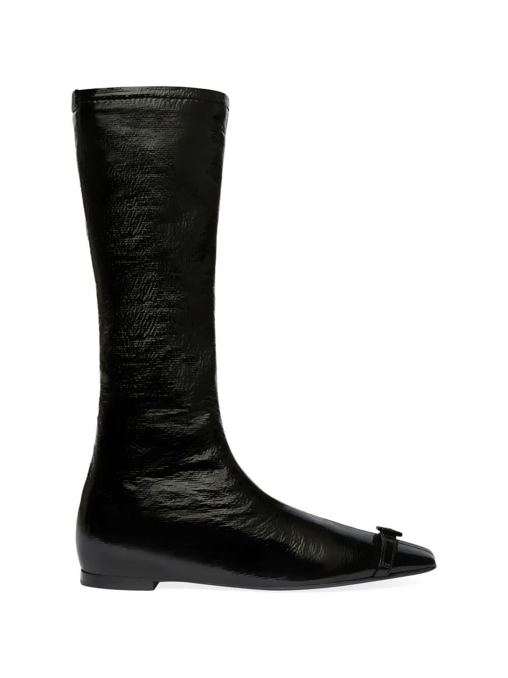 Courreges "FLAT BUCKLE" VINYL BOOTS Size US 10 / IT 40 - 1 Thumbnail