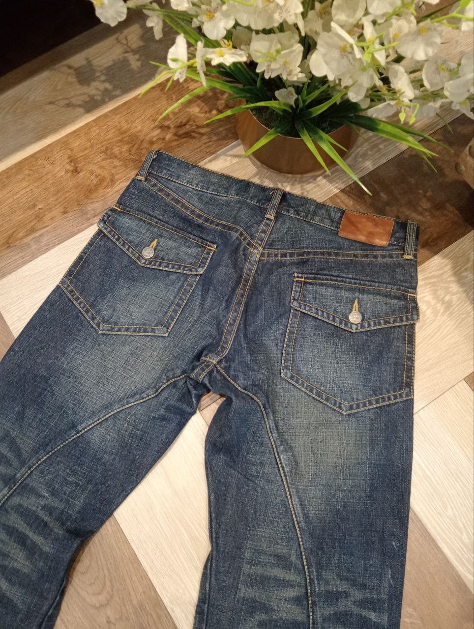 Takeo Kikuchi TAKEO KIKUCHI JAPAN WIDE LEG BLUE DENIM JEANS - SIZE 2 Size US 32 / EU 48 - 12 Thumbnail