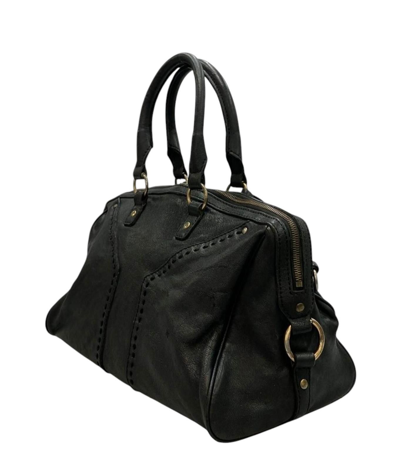 Saint Laurent Paris Saint Laurent - Black Leather Handbag Size ONE SIZE - 2 Thumbnail