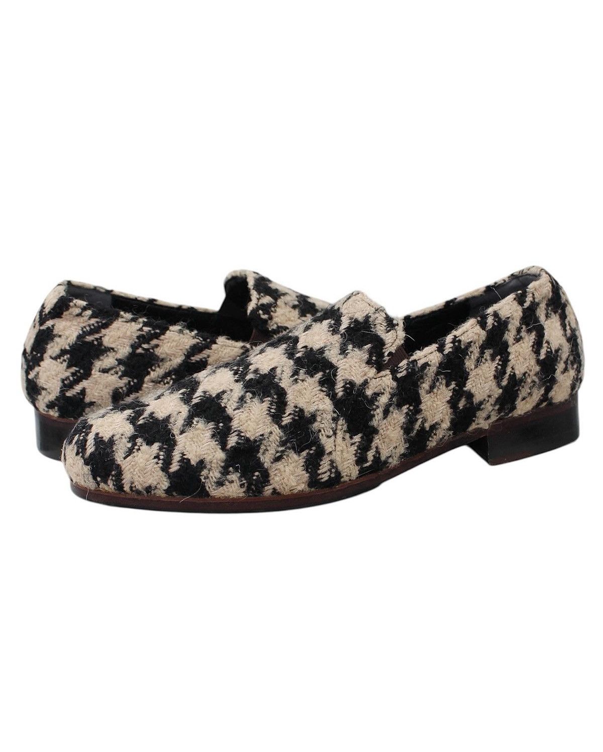 Japanese Brand ROUGHNECK BOLD HOUNDSTOOTH WOOL LOAFERS Size US 9.5 / EU 42-43 - 2 Thumbnail