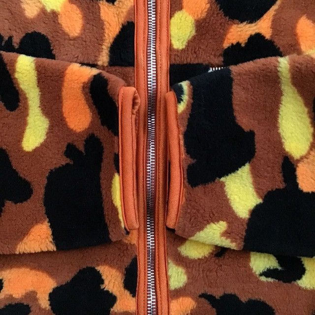 Bape × Nigo 🔥Vintage🔥 BAPE Orange camo boa jacket a bathing ape NIGO Size US S / EU 44-46 / 1 - 6 Thumbnail