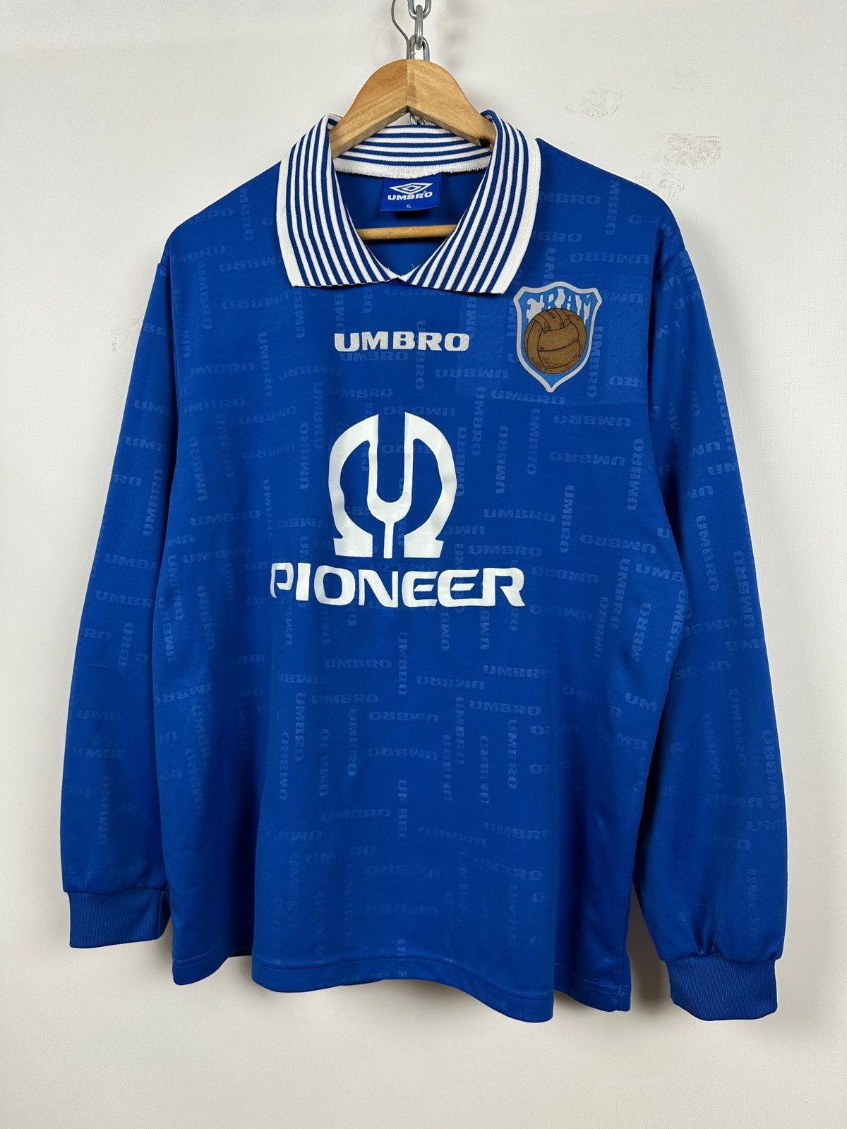 Umbro 1995/96 Vintage Fram Reykjavik Rare Home Soccer Jersey Size US XL / EU 56 / 4 - 3 Thumbnail