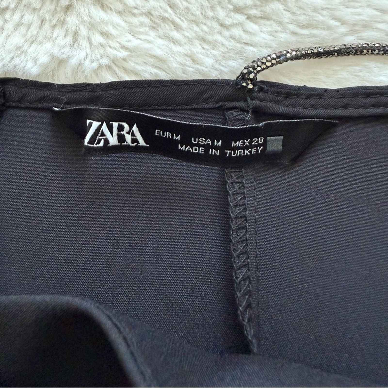 Zara Zara women short black dress size M Size M / US 6-8 / IT 42-44 - 5 Thumbnail