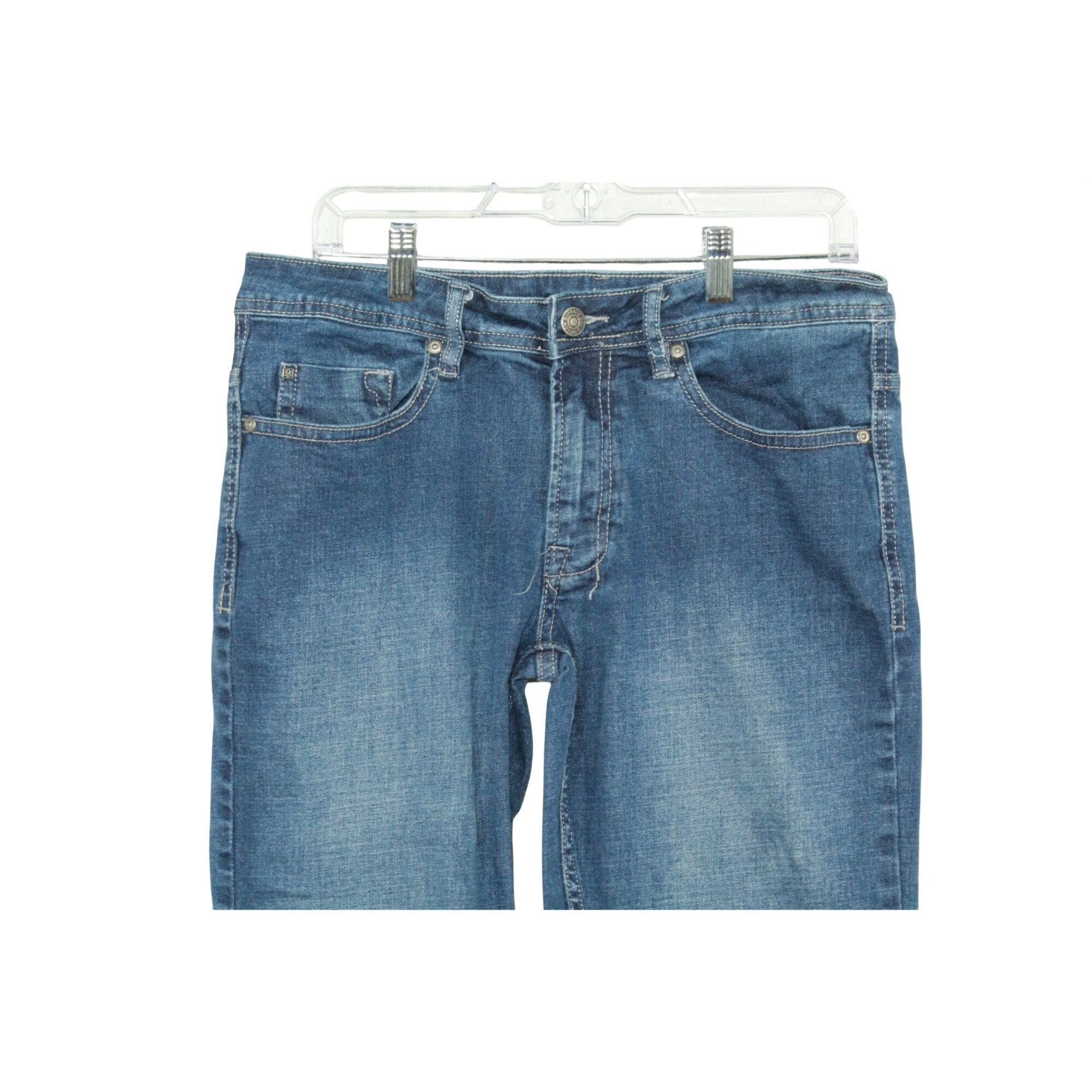 Buffalo David Bitton Buffalo David Bitton Jackson X Straight Blue Jeans 32x30 Size US 32 / EU 48 - 2 Thumbnail