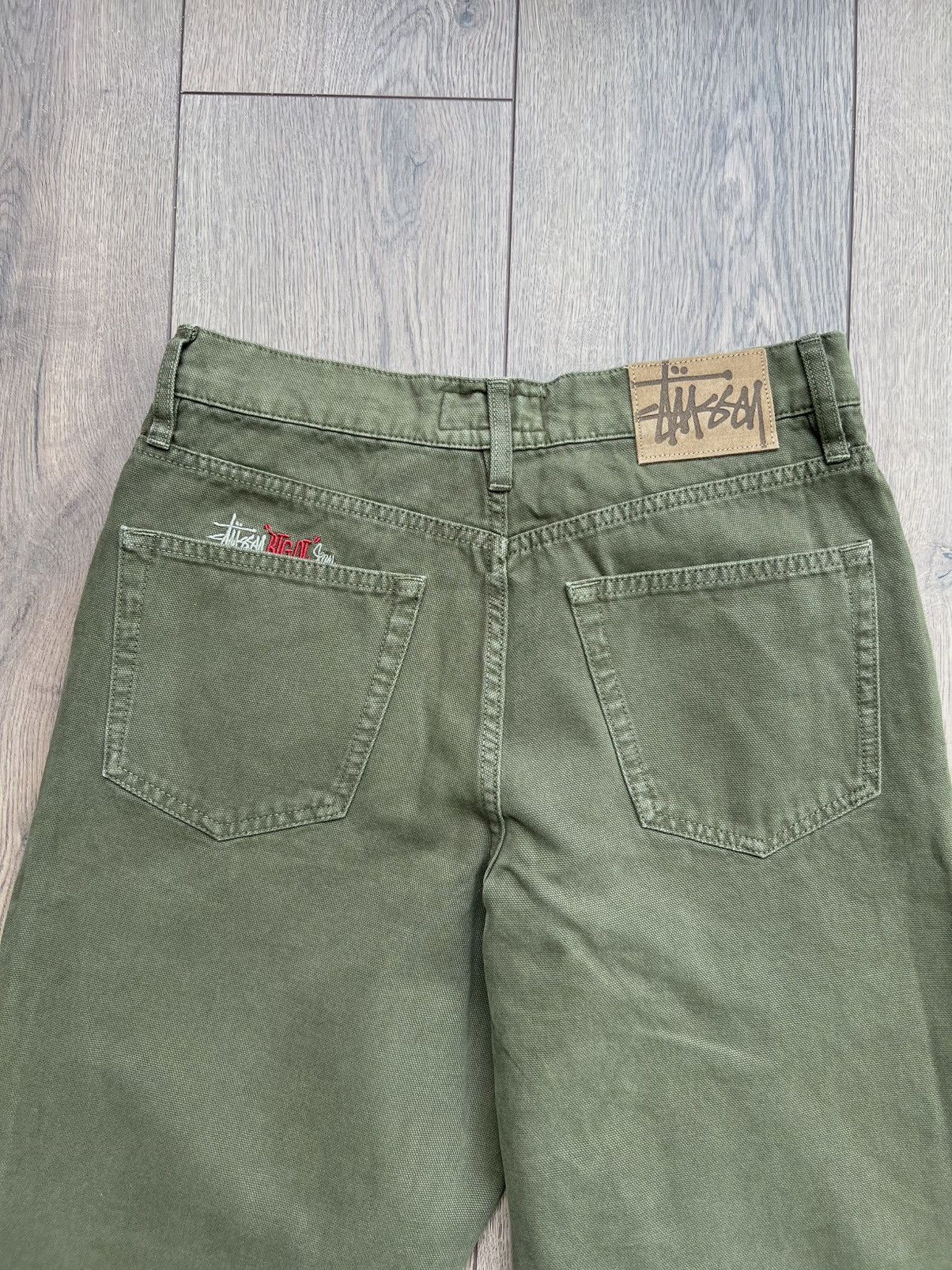 Stussy Stussy Big Ol Jean Olive Green 28 Size US 28 / EU 44 - 4 Thumbnail