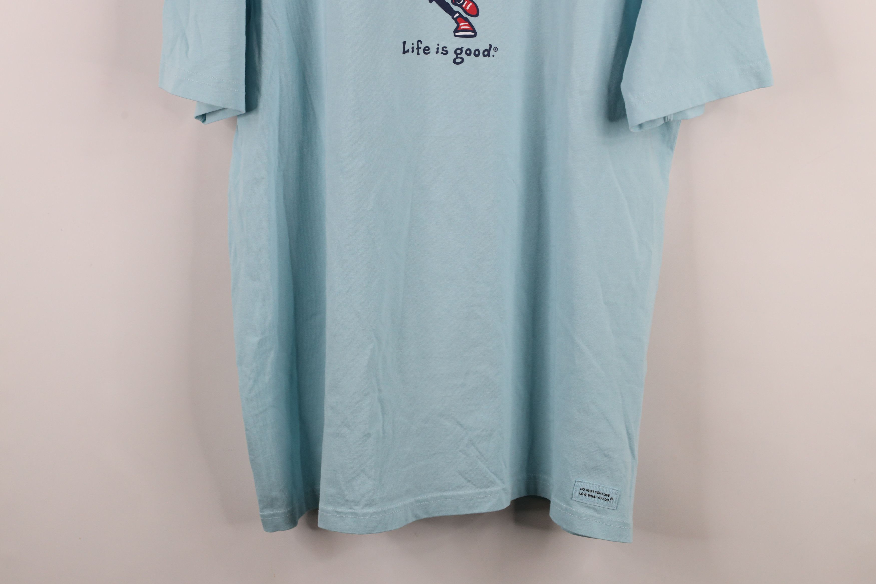 Life is Good × Vintage Vintage Life Is Good Basketball Short Sleeve T-Shirt Blue Size US L / EU 52-54 / 3 - 3 Thumbnail
