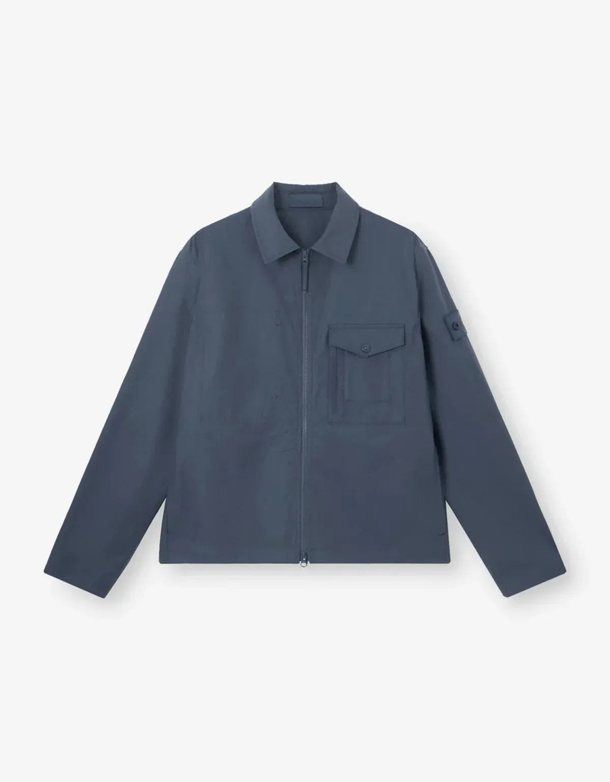 Stone Island Stone Island Ghost Blue All-Weather Overshirt Size US XL / EU 56 / 4 - 1 Thumbnail