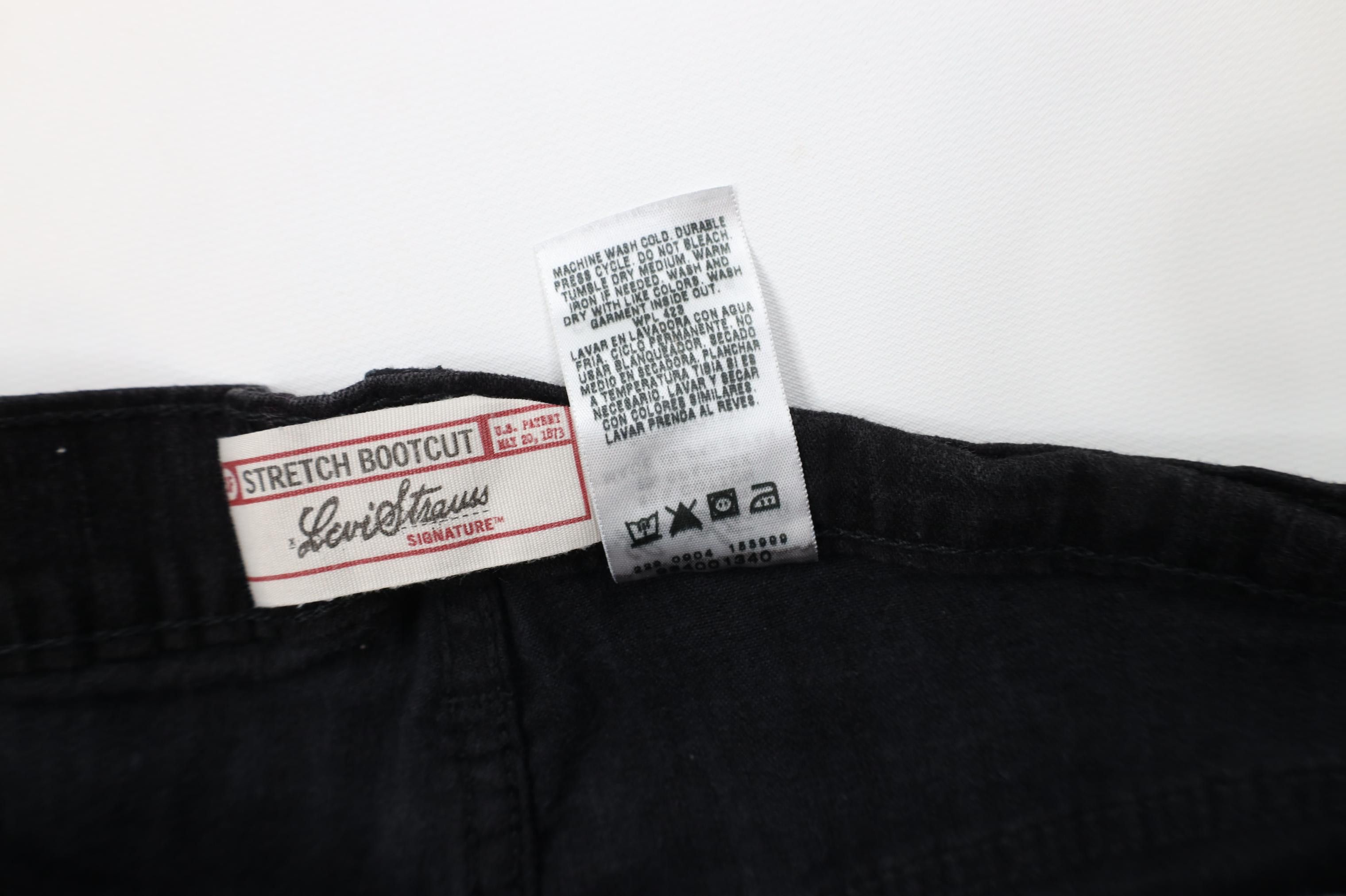 Levi's Vintage Y2K 2004 Levis Short Babydoll Stretch Bootcut Jeans Size 34" / US 12 / IT 48 - 8 Thumbnail