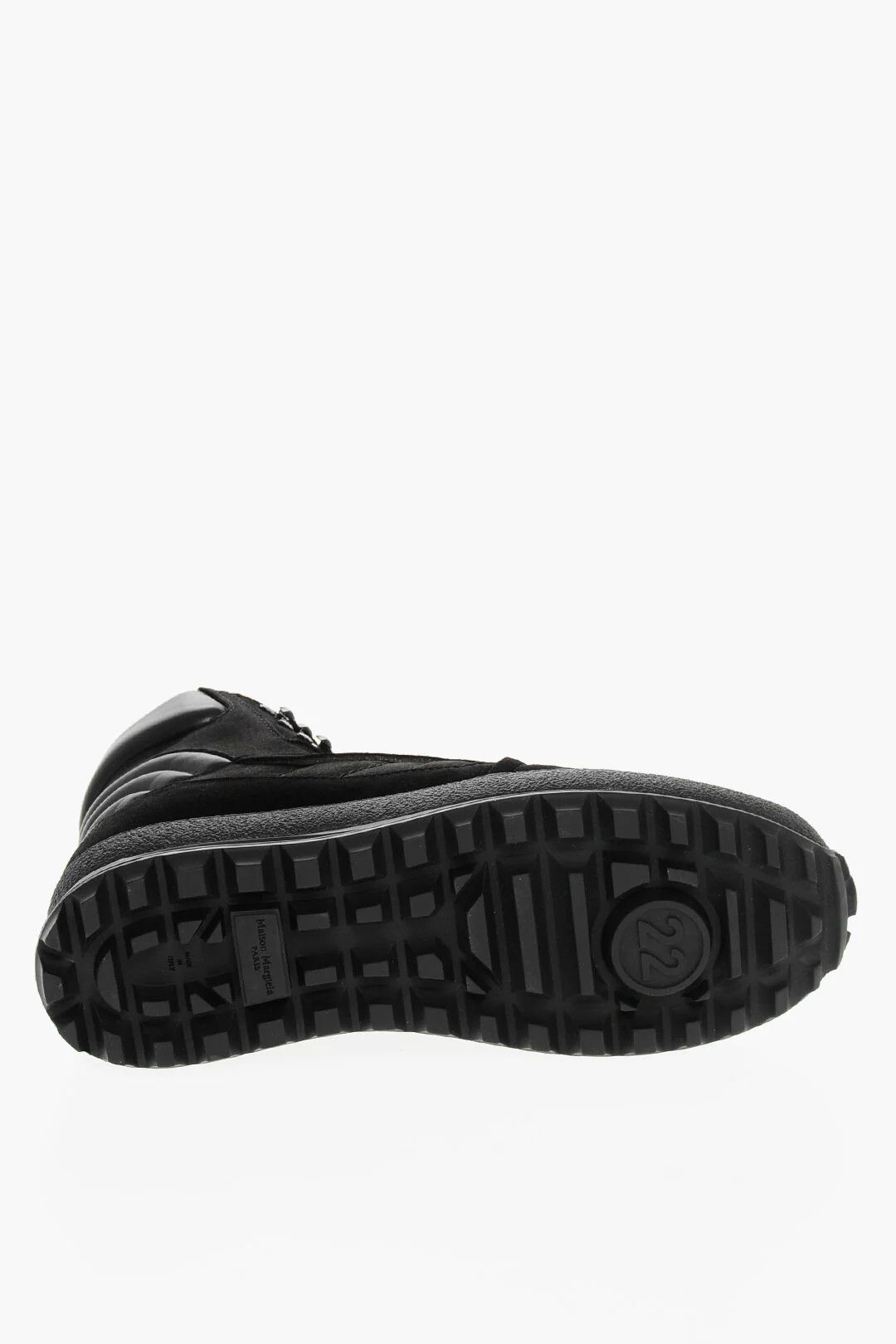Maison Margiela og1mm0326 Leather Climber Hi-Top Sneakers in Black Size US 10 / EU 43 - 5 Thumbnail