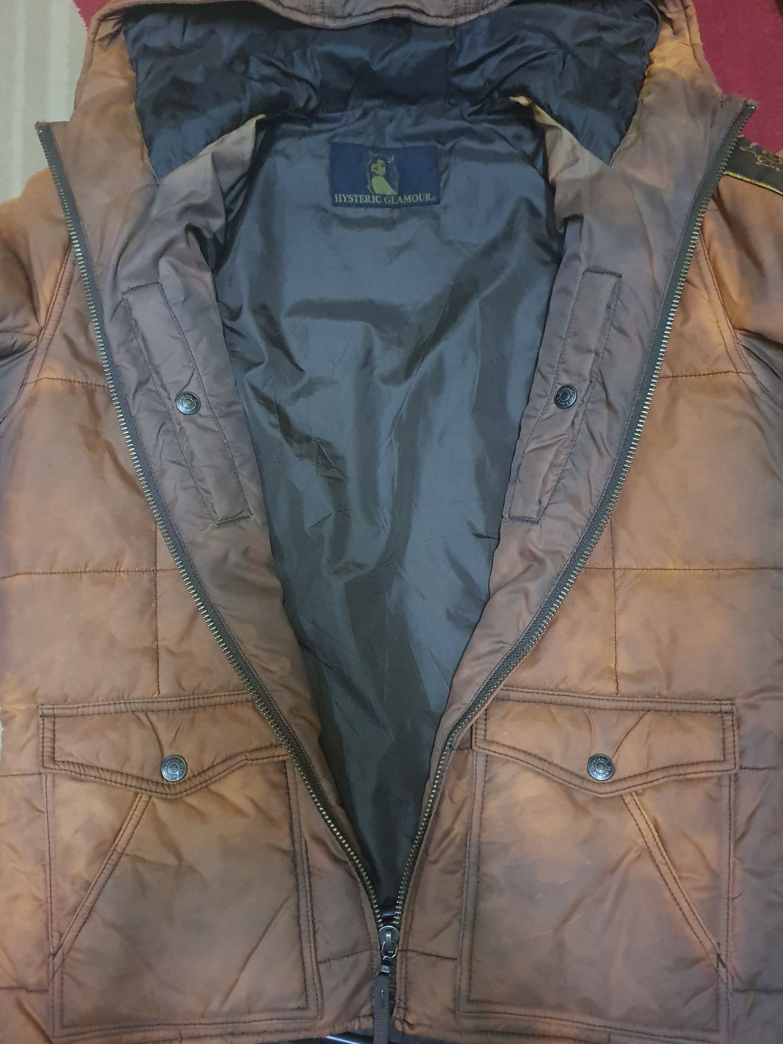 Hysteric Glamour Hysteric Glamour (washed-out) patchwork hooded light jacket Size US XS / EU 42 / 0 - 10 Thumbnail