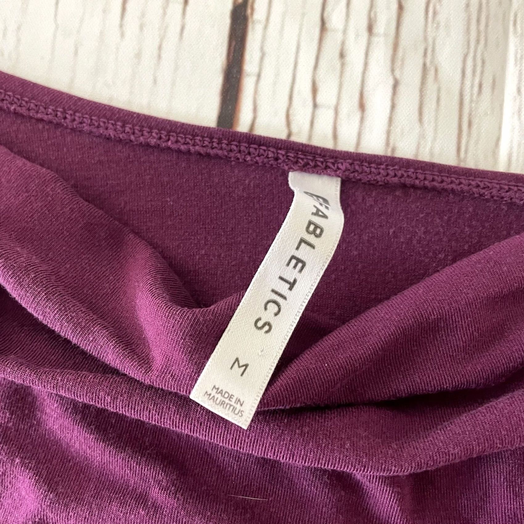 Fabletics Fabletics Women's Tank Top Sleeveless Casual Purple M Size Basic Round Neck Solid Shirt Size M / US 6-8 / IT 42-44 - 2 Thumbnail