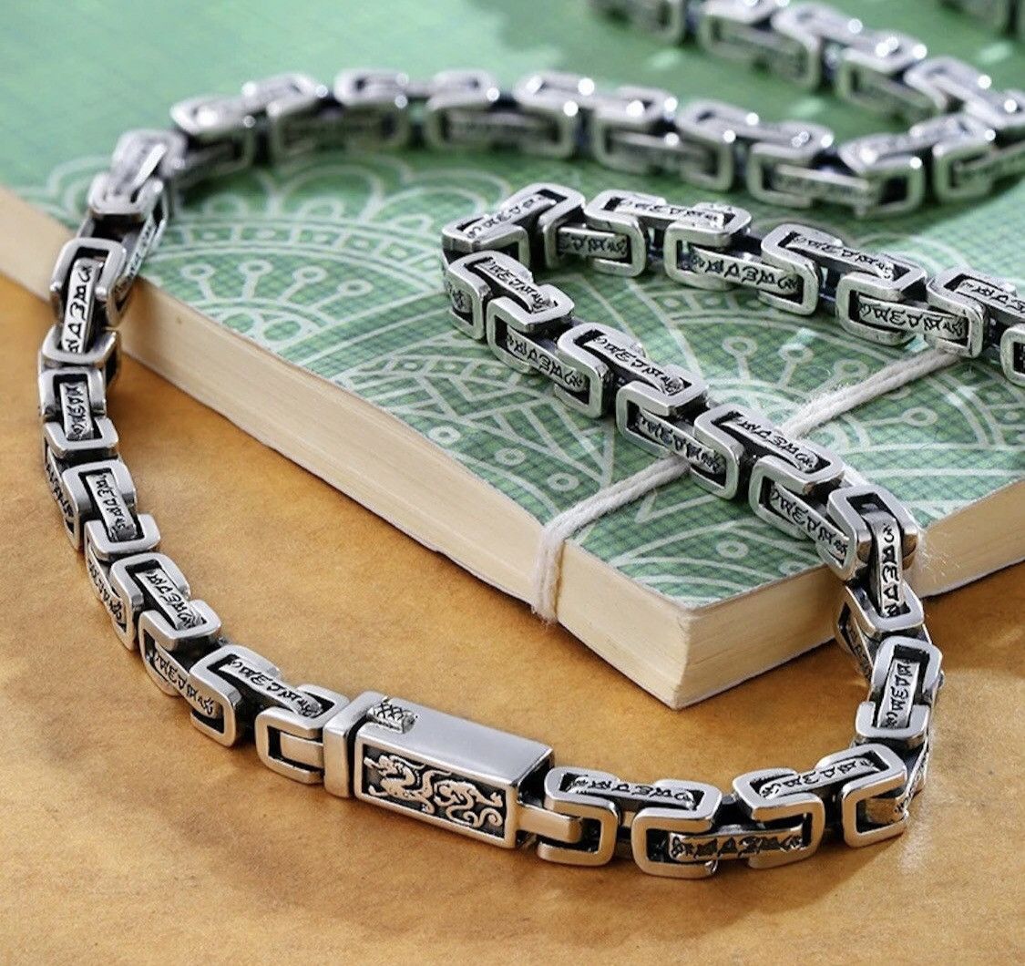 Jewelry Dragon Square Chain Necklace Size ONE SIZE - 4 Thumbnail