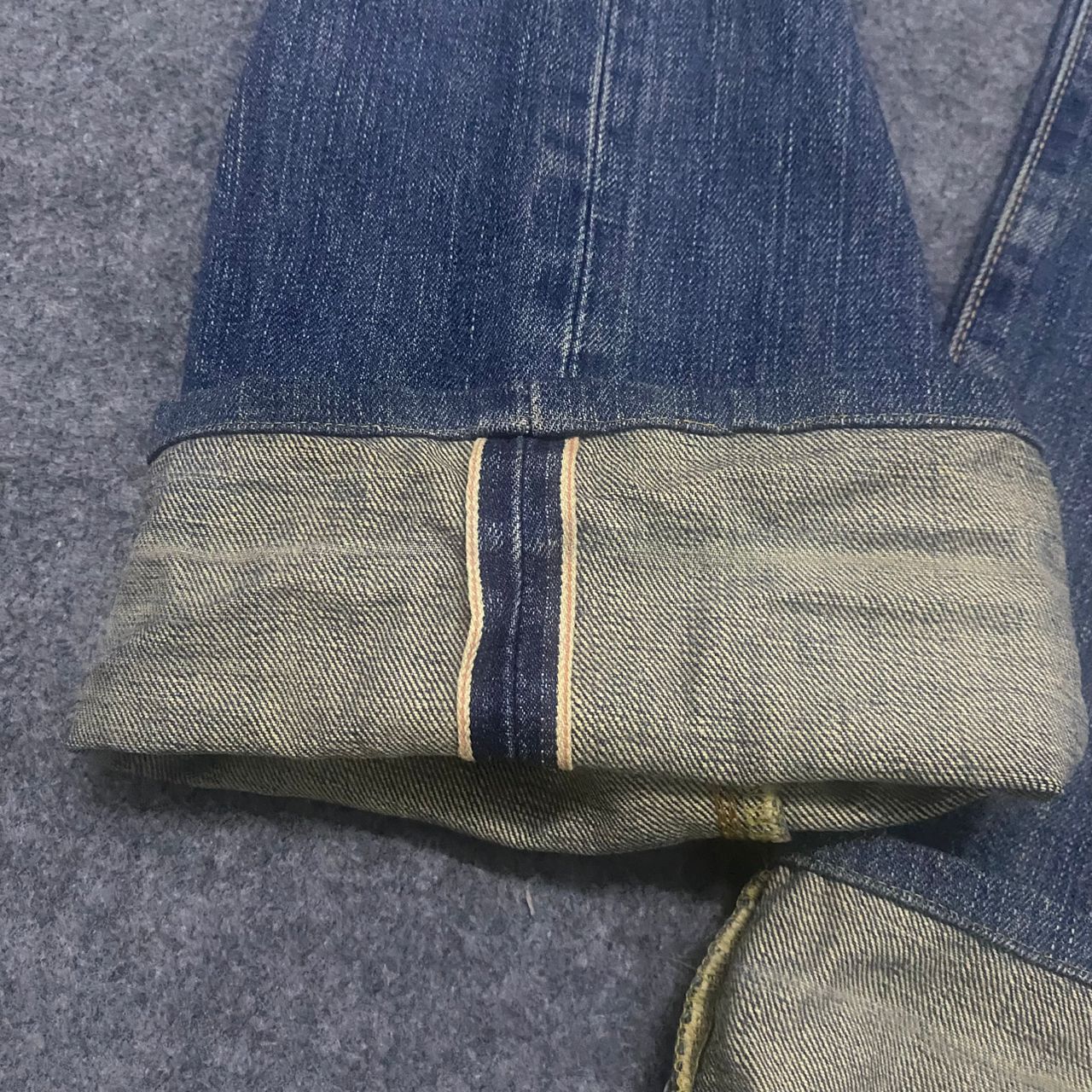 Edwin 💥Best Offer💥Vintage Edwin 505x Selvegde Distressed Denim Size US 35 - 11 Thumbnail