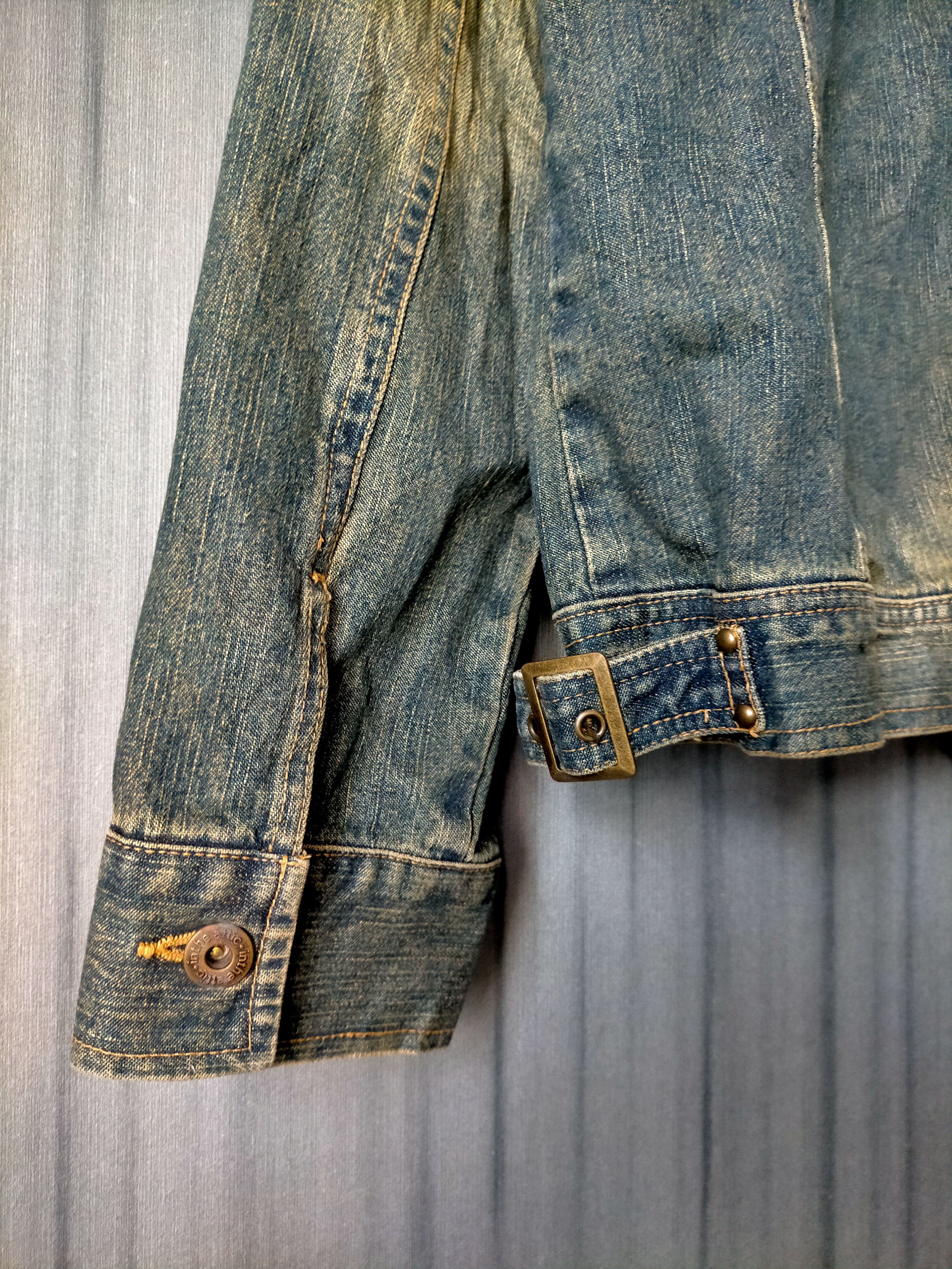 In The Attic In the Attic Denim Jacket Zipped Punk Style Size US L / EU 52-54 / 3 - 14 Thumbnail