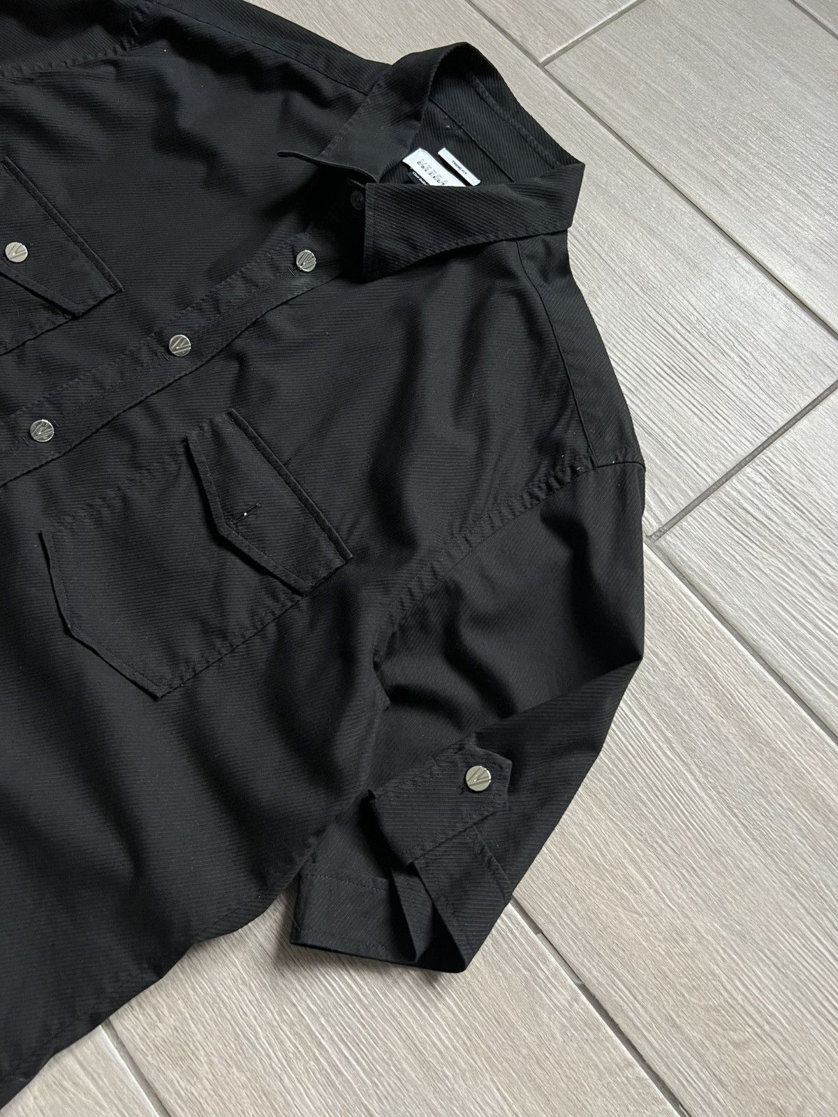 Versace Versace Vintage Western-Style Shirt Basic Black Size US XL / EU 56 / 4 - 5 Thumbnail
