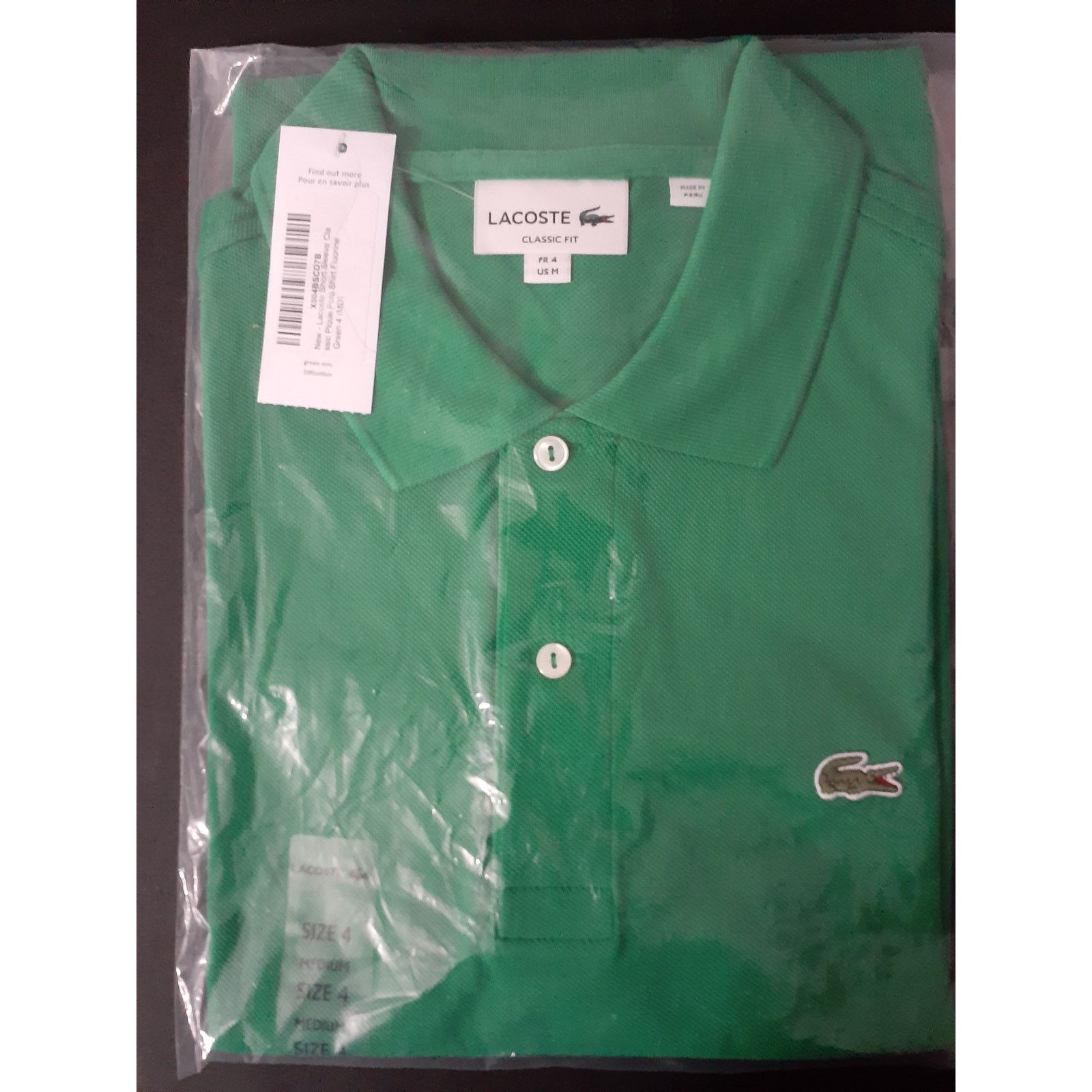 Lacoste Lacoste Mens Legacy Short L.1212 Pique Polo Shirt Fl Green M Size US M / EU 48-50 / 2 - 2 Thumbnail