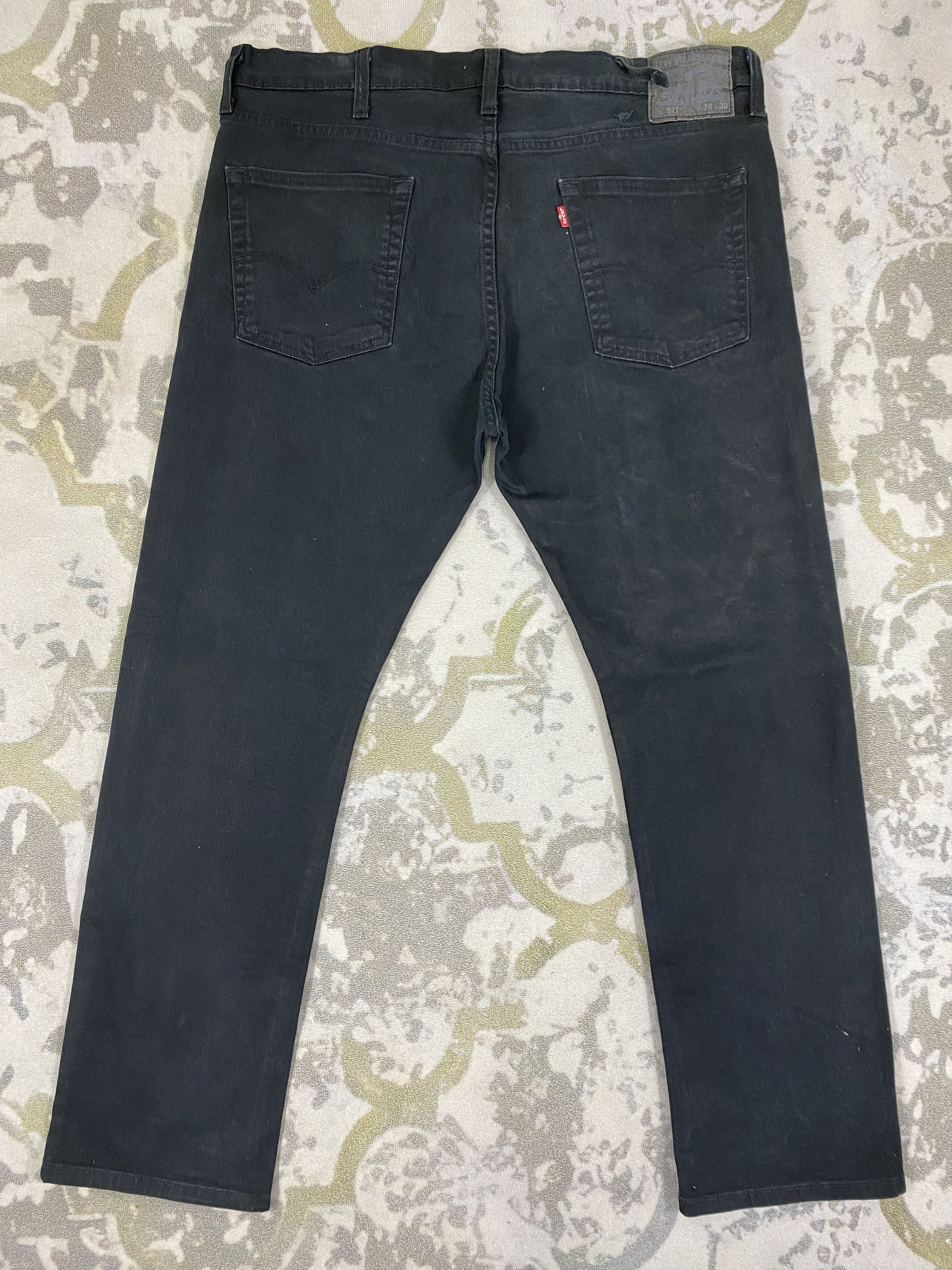 Levi's Black Vintage Levi's 513 Jeans 38x29.5 Denim -JN1471 Size US 38 / EU 54 - 2 Thumbnail