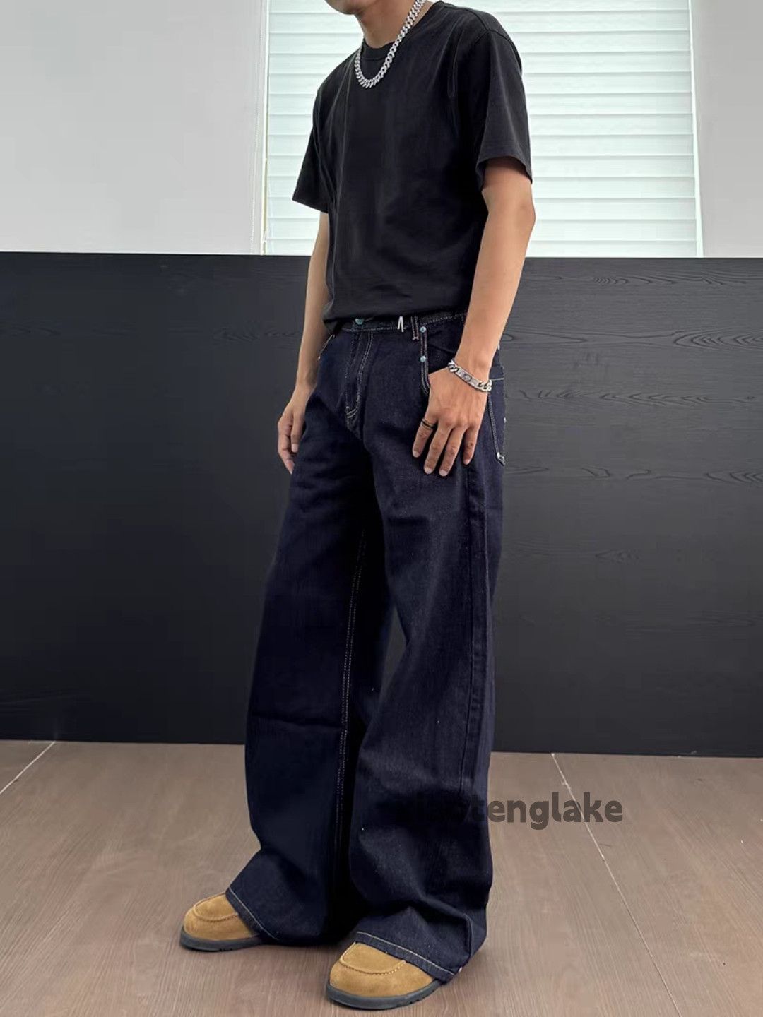 Jean ltx loose baggy skate hiphop flared yuppie bootcut jeans Size US 32 / EU 48 - 6 Thumbnail