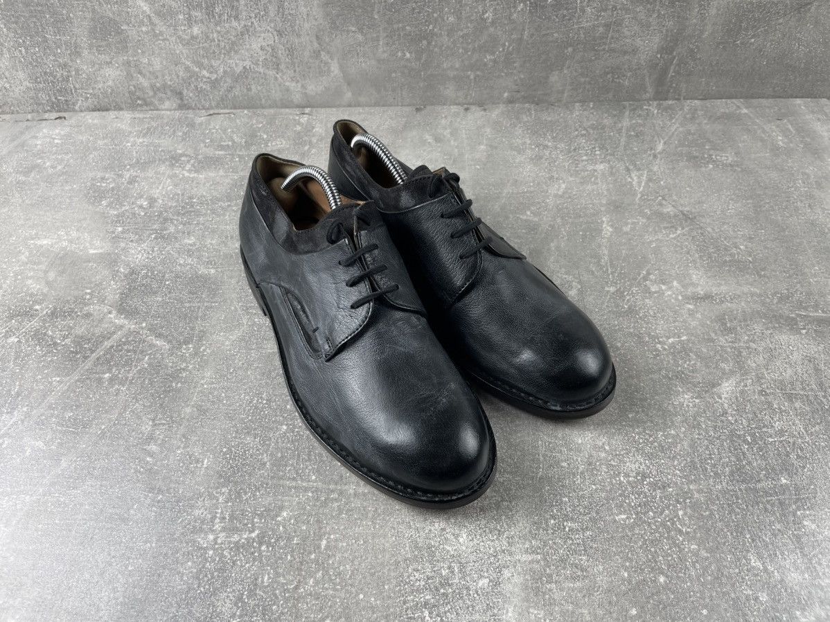Pantanetti Pantanetti Handcrafted Avant Garde Leather Derby Boots Size US 7 / EU 40 - 3 Thumbnail