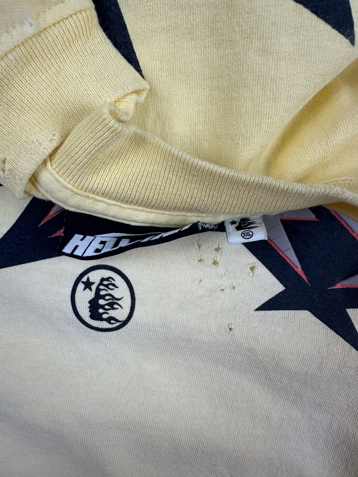 Hellstar Sample Cracked Print T-shirt