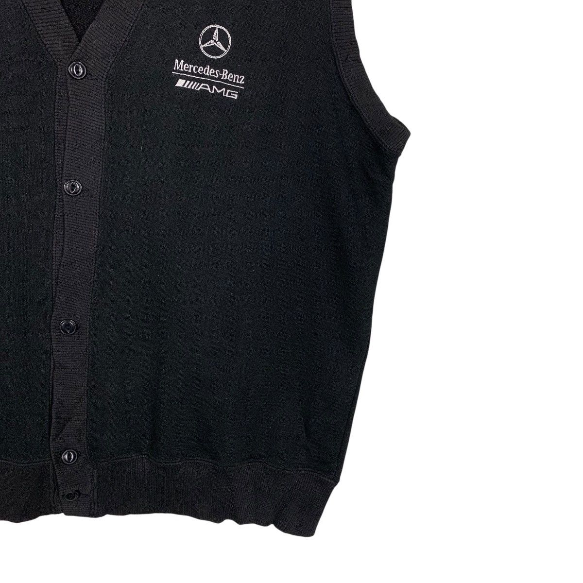 Mercedes-Benz MERCEDES BENZ AMG Sleeveless Cardigan Vest #3568-C163 Size US M / EU 48-50 / 2 - 4 Thumbnail