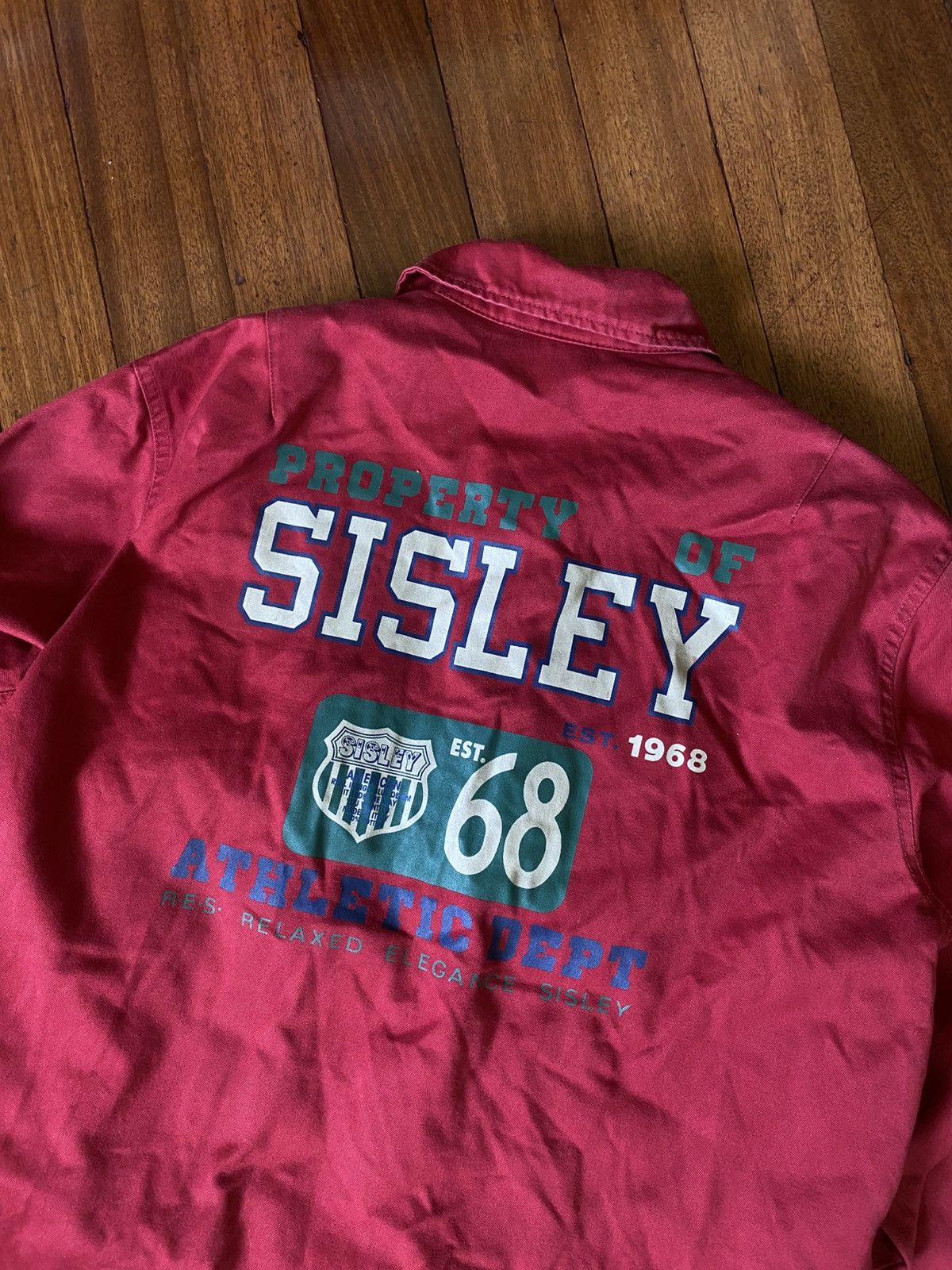 Sisley 1970s Vintage Sisley Varsity Jacket Size US L / EU 52-54 / 3 - 5 Thumbnail