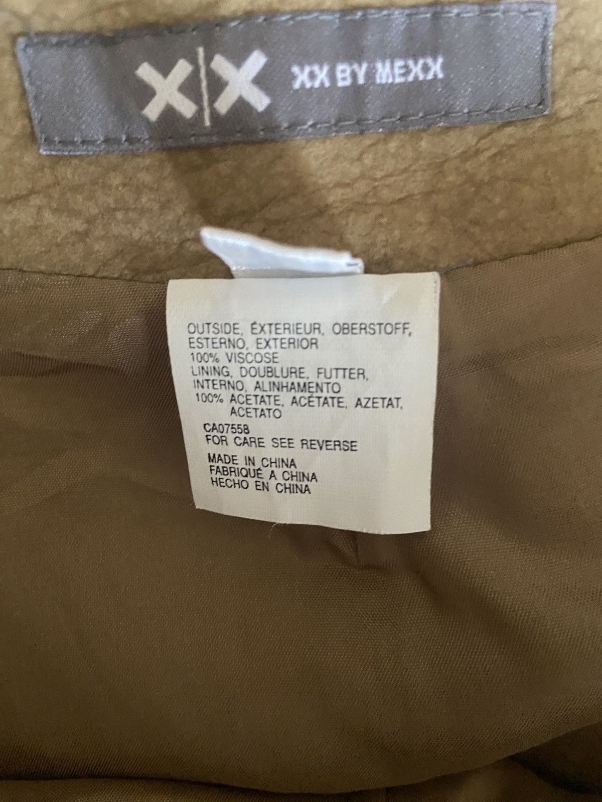 Mexx Rare Vintage Beige Midi Skirt size 14 UK by Mexx Size 32" / US 10 / IT 46 - 3 Thumbnail