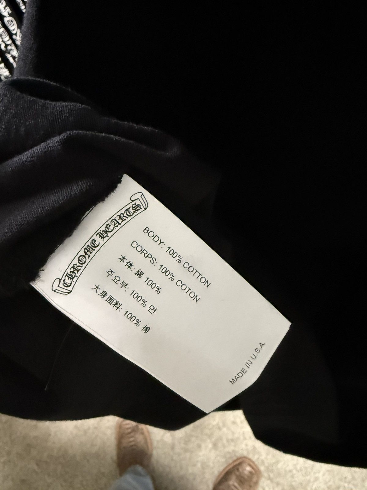 Chrome Hearts Chrome Hearts Black “Y Not” Embroidered Longlseeve Size US S / EU 44-46 / 1 - 5 Thumbnail