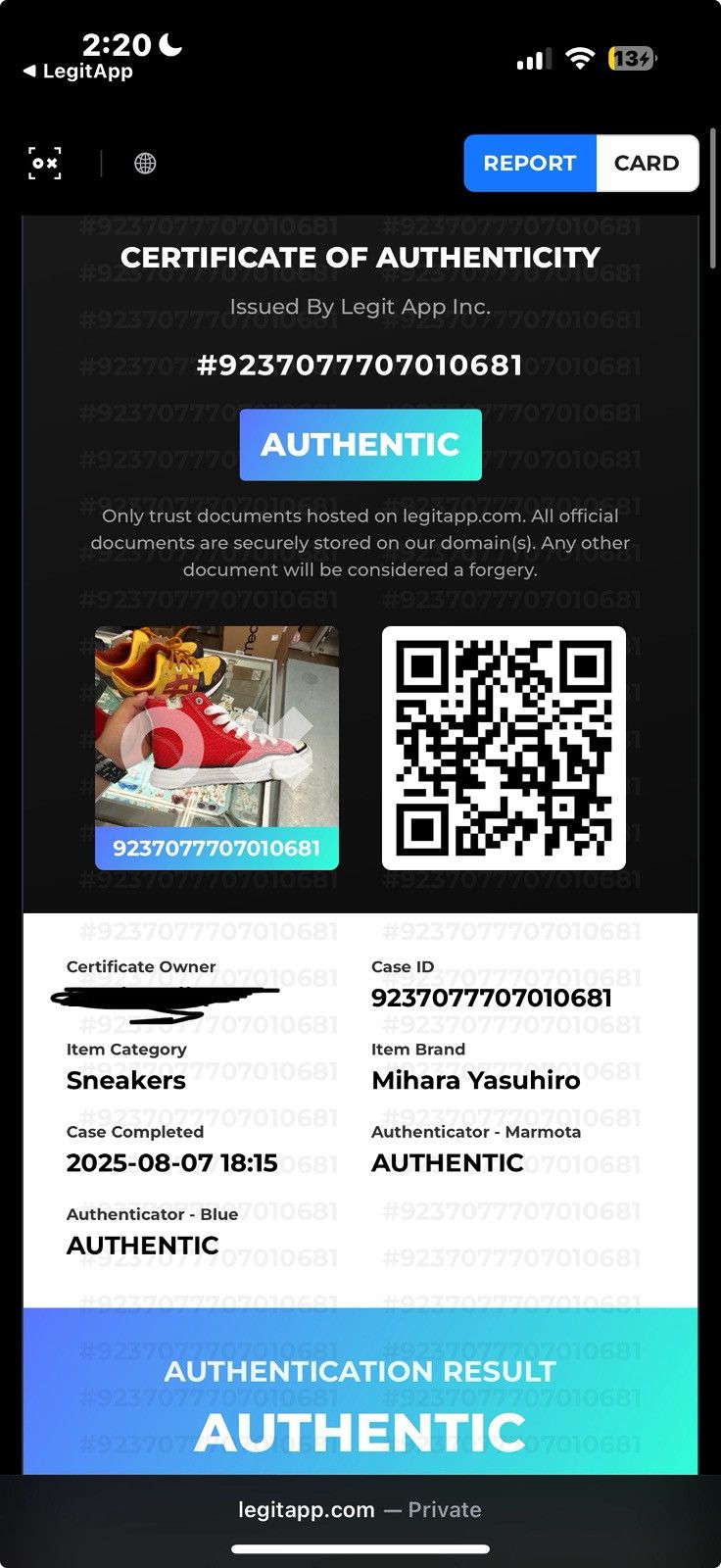 Maison MIHARA YASUHIRO Maison Mihara Yasuhiro red Peterson High 43 Size US 10 / EU 43 - 8 Thumbnail
