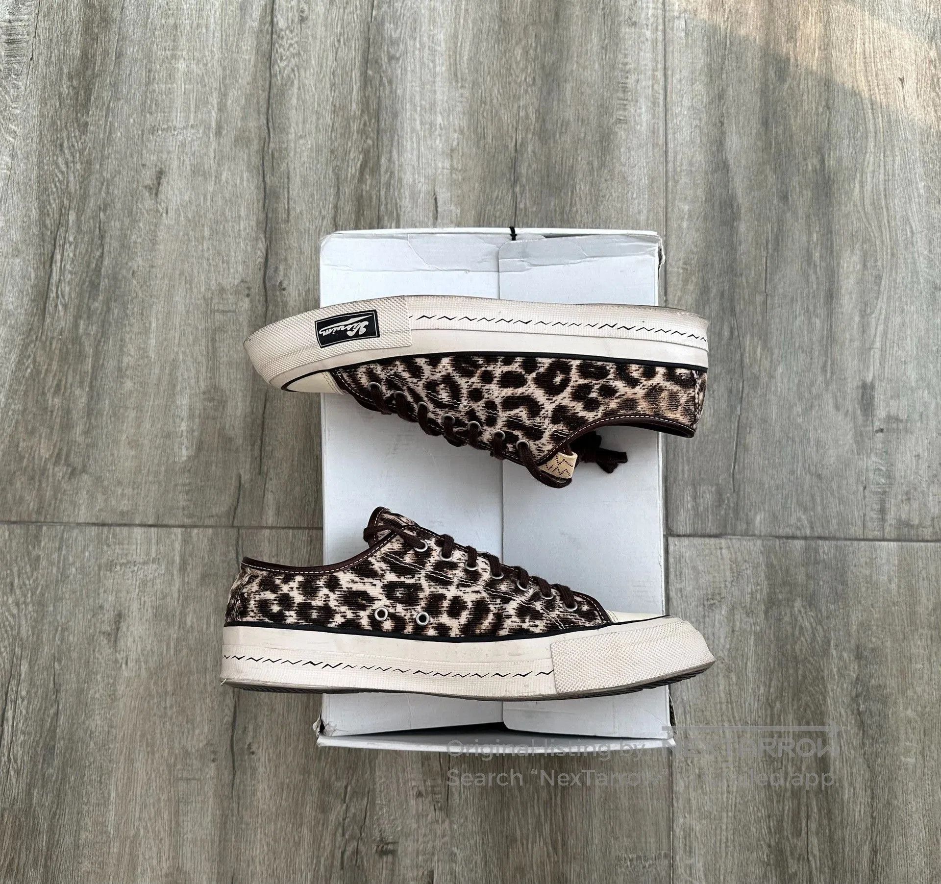 Visvim visvim skagway lo leopard canvas sneakers. Size US 9 / EU 42 - 4 Thumbnail