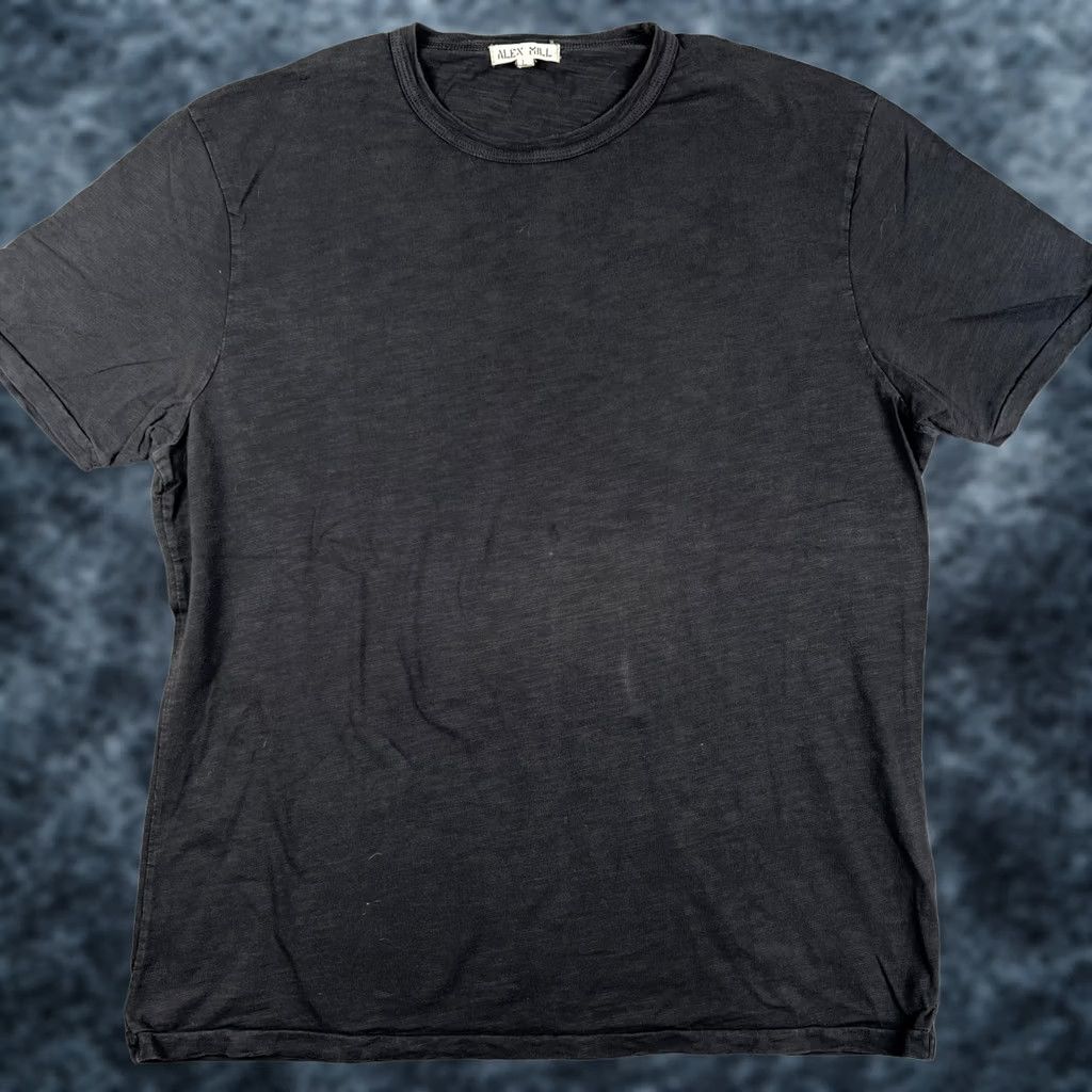 Alex Mill Alex Mill Shirt Crew Neck Short Sleeve Large Mens Grey Cotton Size US L / EU 52-54 / 3 - 1 Thumbnail