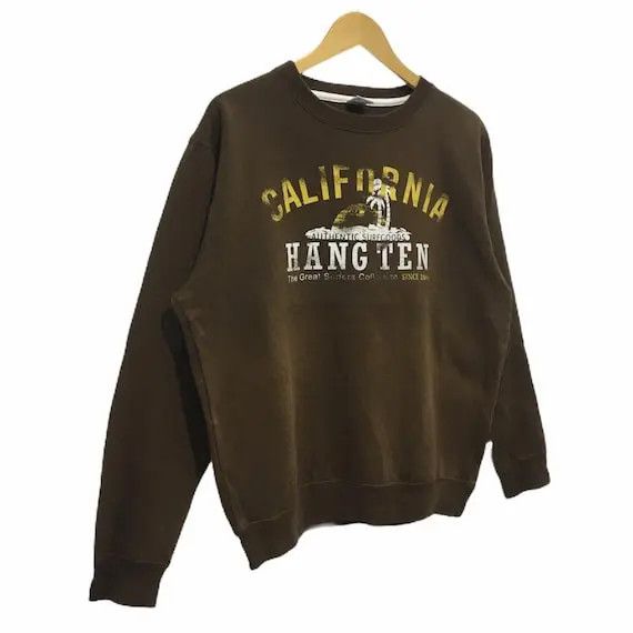 Hang Ten HANG TEN California Surfing Crewneck Sweatshirt Pullover Size US L / EU 52-54 / 3 - 3 Thumbnail