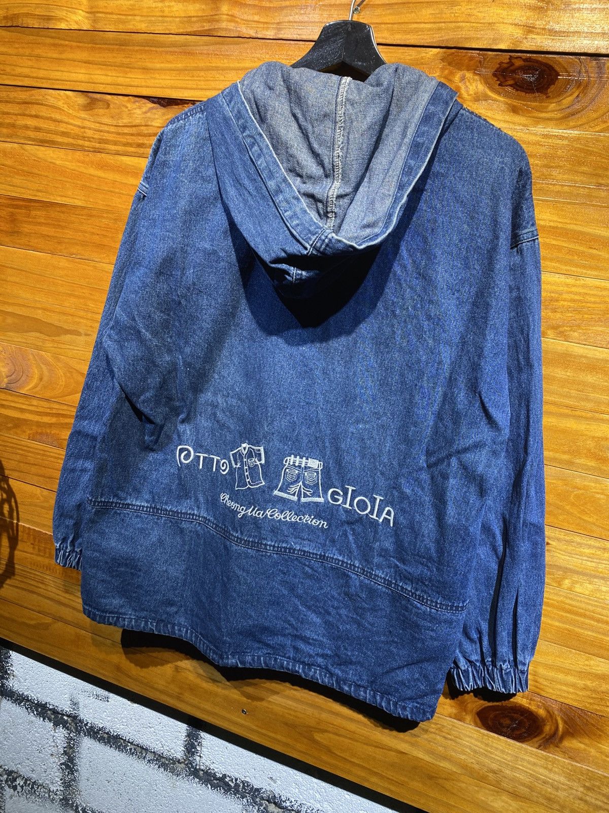 Vintage Vintage Otto Gioia Denim Hooded Jacket Cheong Ma Collection Size US M / EU 48-50 / 2 - 8 Thumbnail