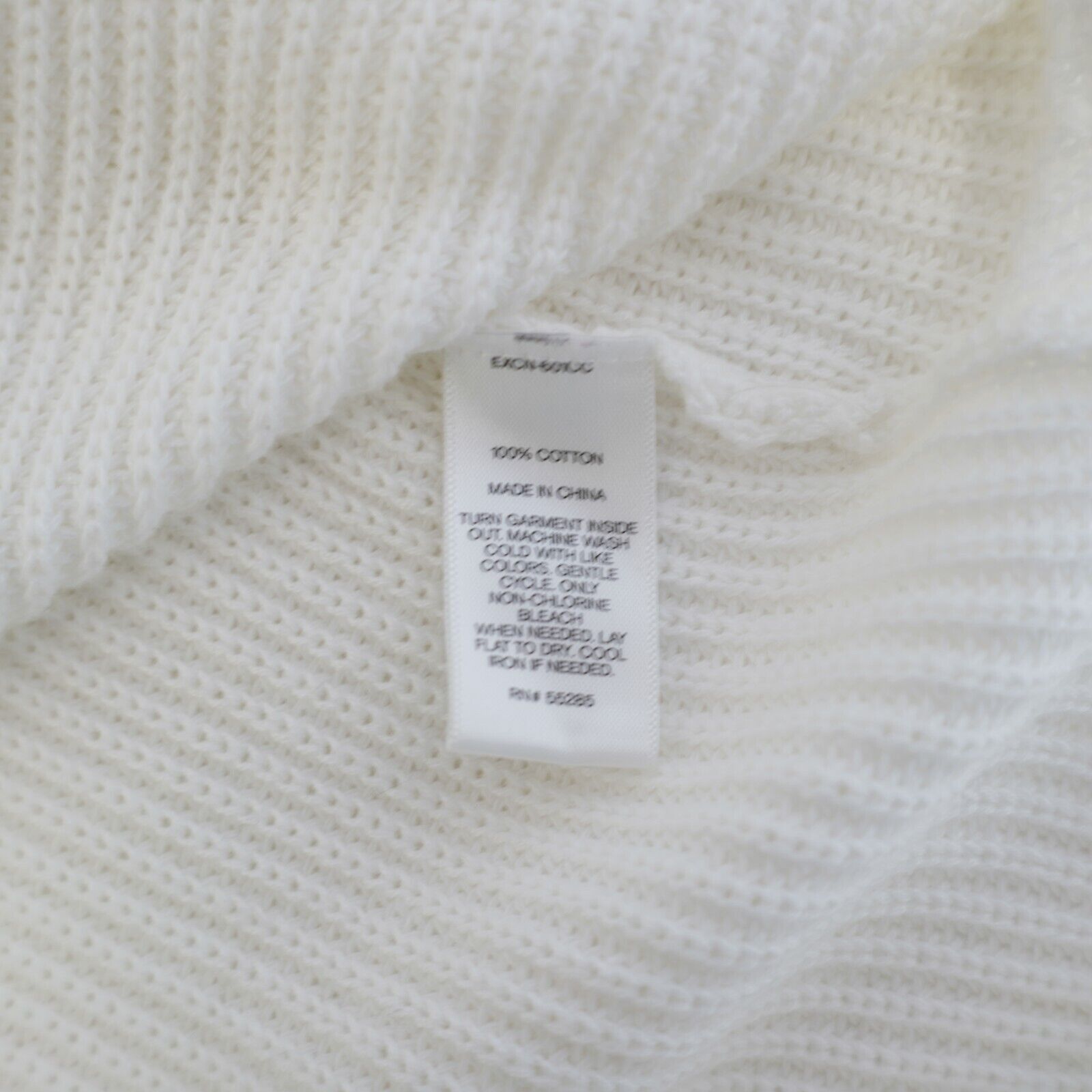 Express Express White White Knit Sweater Dress Deep V-Neck Small Cot Size S / US 4 / IT 40 - 8 Thumbnail