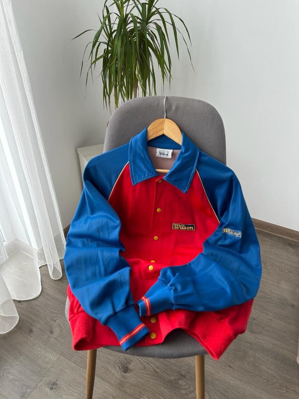Japanese Brand × Vintage × Wilson Vintage Japanese Wilson Tennis Wear Buttons Blue Hoodie Polo Size US M / EU 48-50 / 2 - 3 Thumbnail