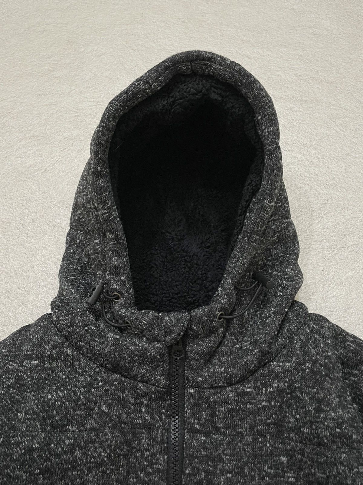 14th Addiction 2000s Japan Shearling Hooded Colar Jacket Black Y2K Size US L / EU 52-54 / 3 - 5 Thumbnail
