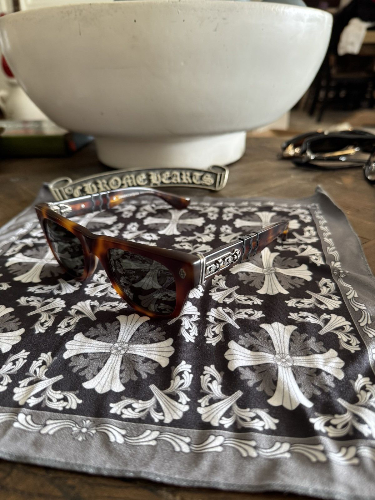 Chrome Hearts Chrome Hearts ‘Instagasm’ Sunglasses Size ONE SIZE - 1 Thumbnail